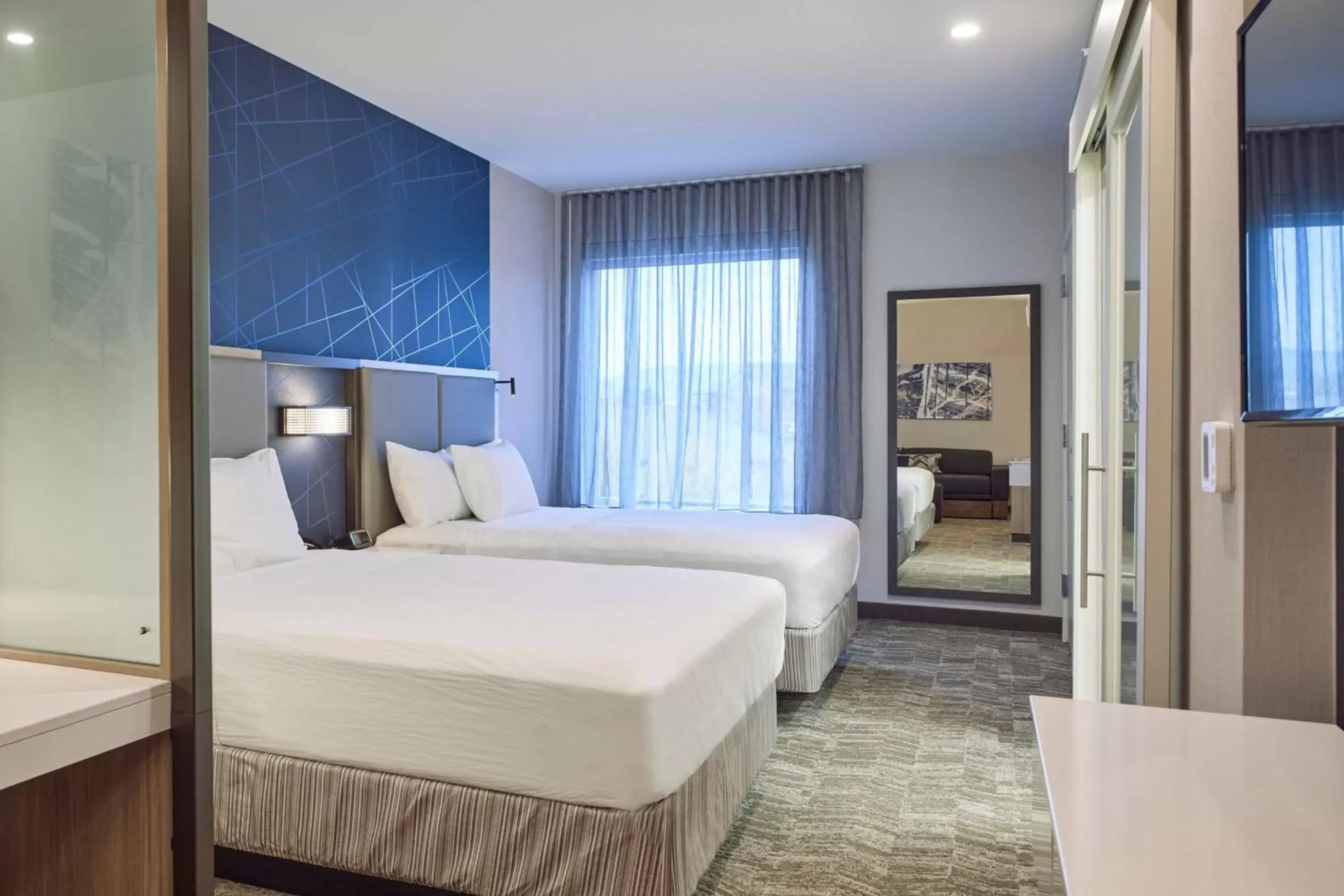 Bedroom, Bed in SpringHill Suites by Marriott Medford Airport