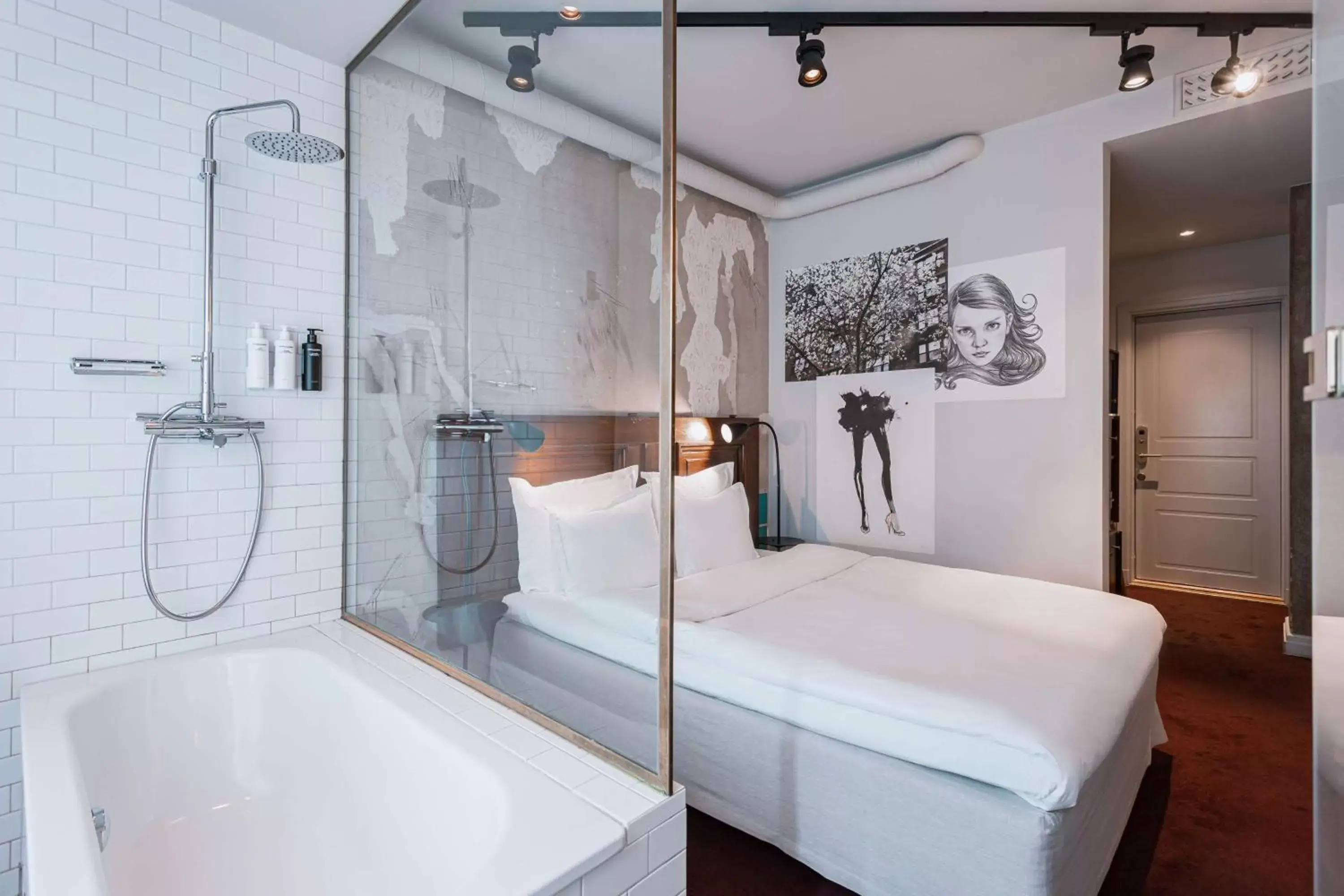 Bedroom, Bathroom in Story Hotel Riddargatan, part of JdV by Hyatt