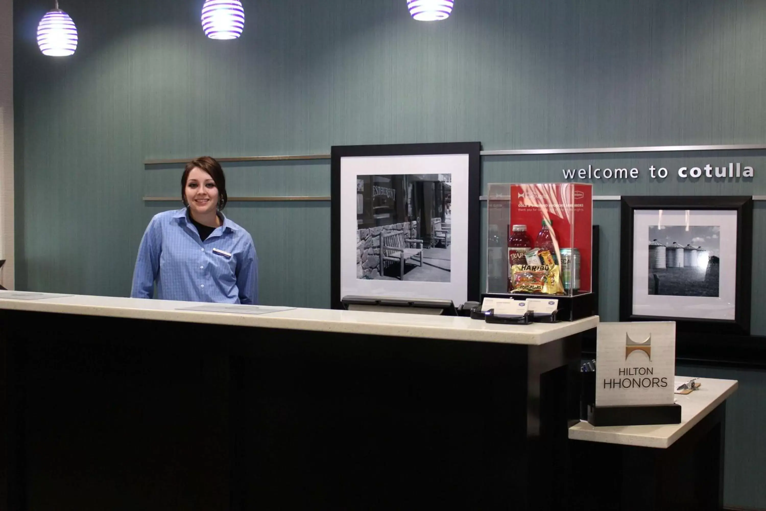 Lobby or reception in Hampton Inn Cotulla