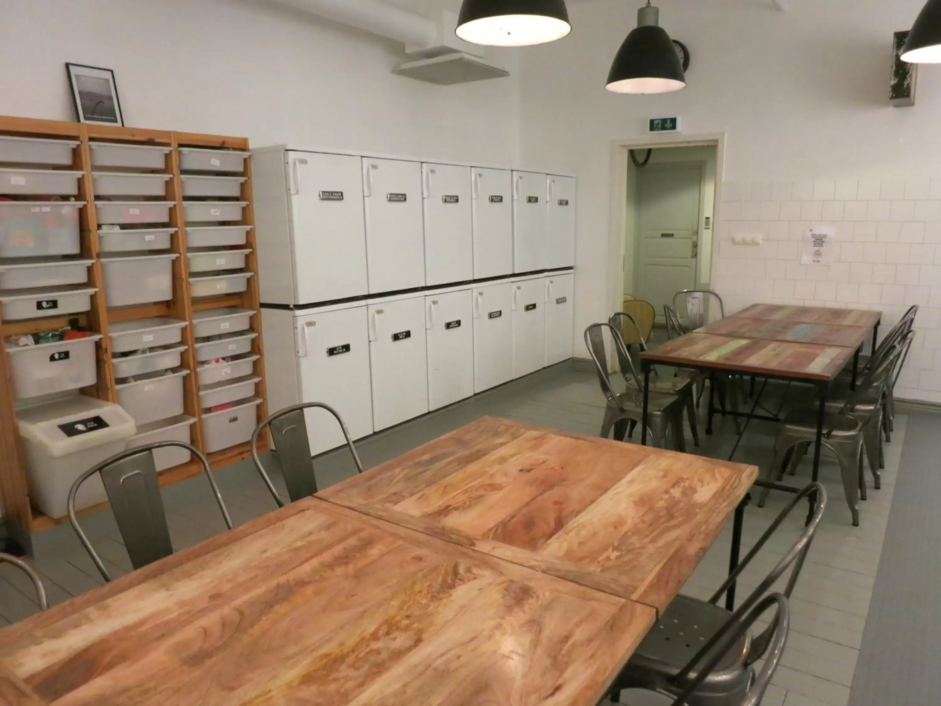 People, Dining Area in City Backpackers Hostel