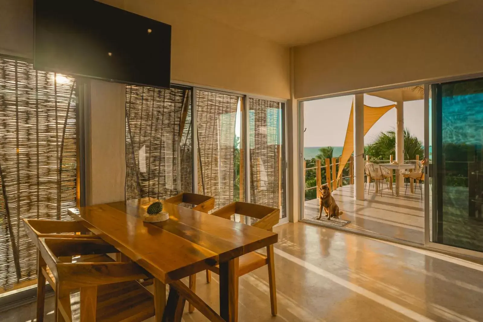 Living room in Casa Mia El Cuyo Eco Beach Boutique Hotel