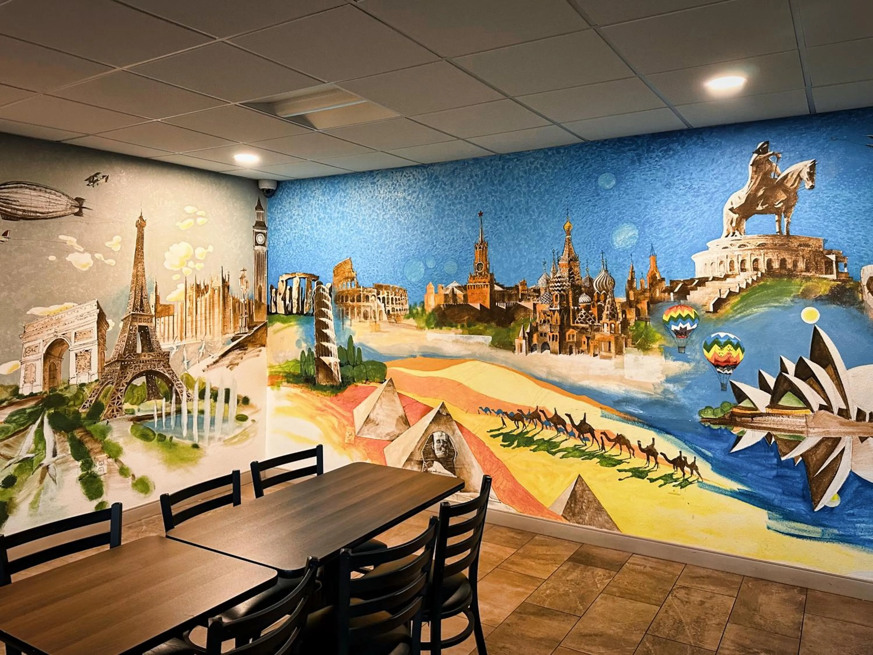 Decorative detail in Super 8 by Wyndham WestEnd Alexandria,VA Washington DC Area