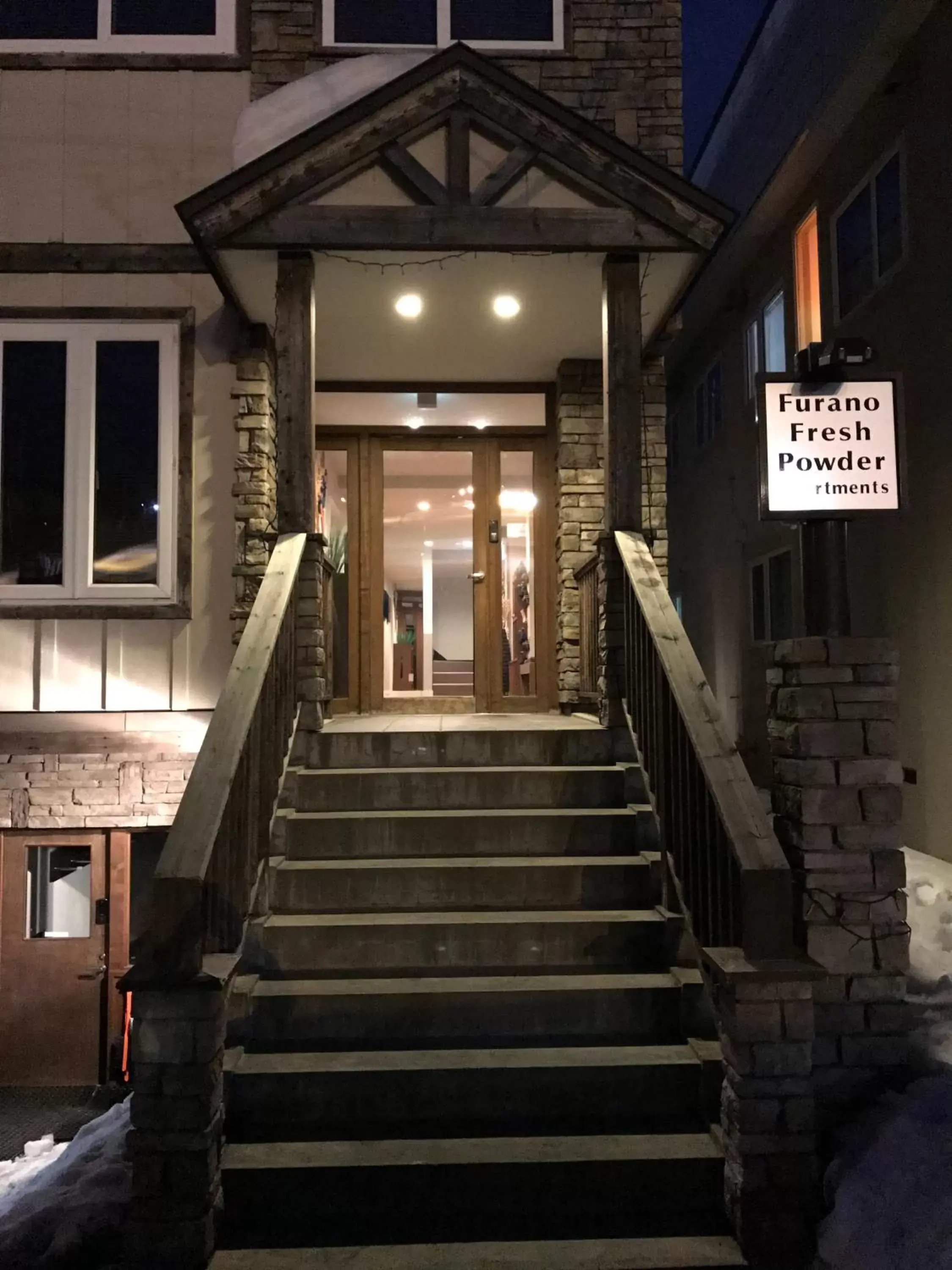 Facade/entrance in Fresh Powder Accommodation