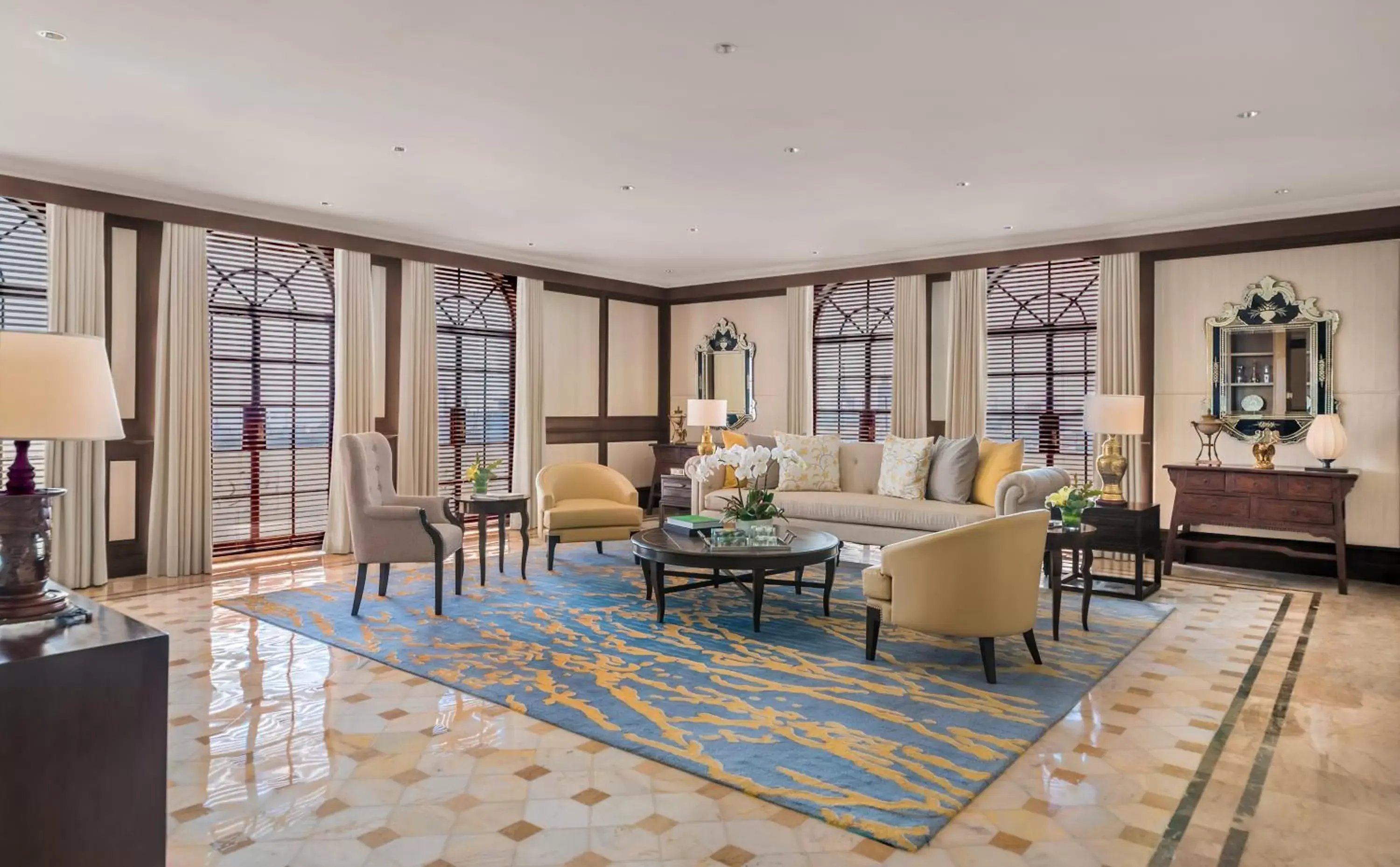 Living room, Seating Area in The Manila Hotel