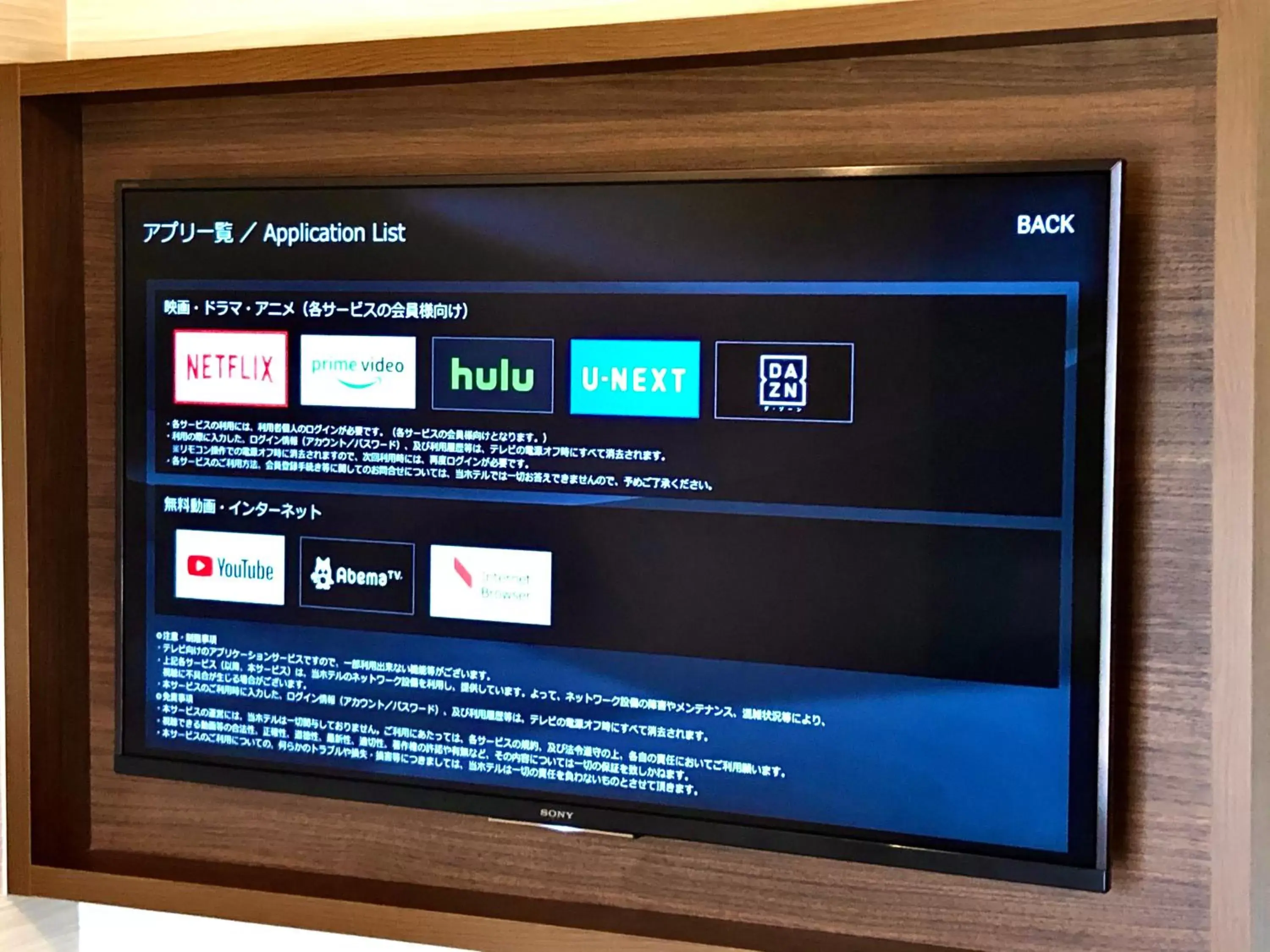 TV and multimedia, TV/Entertainment Center in Central Hotel Okayama