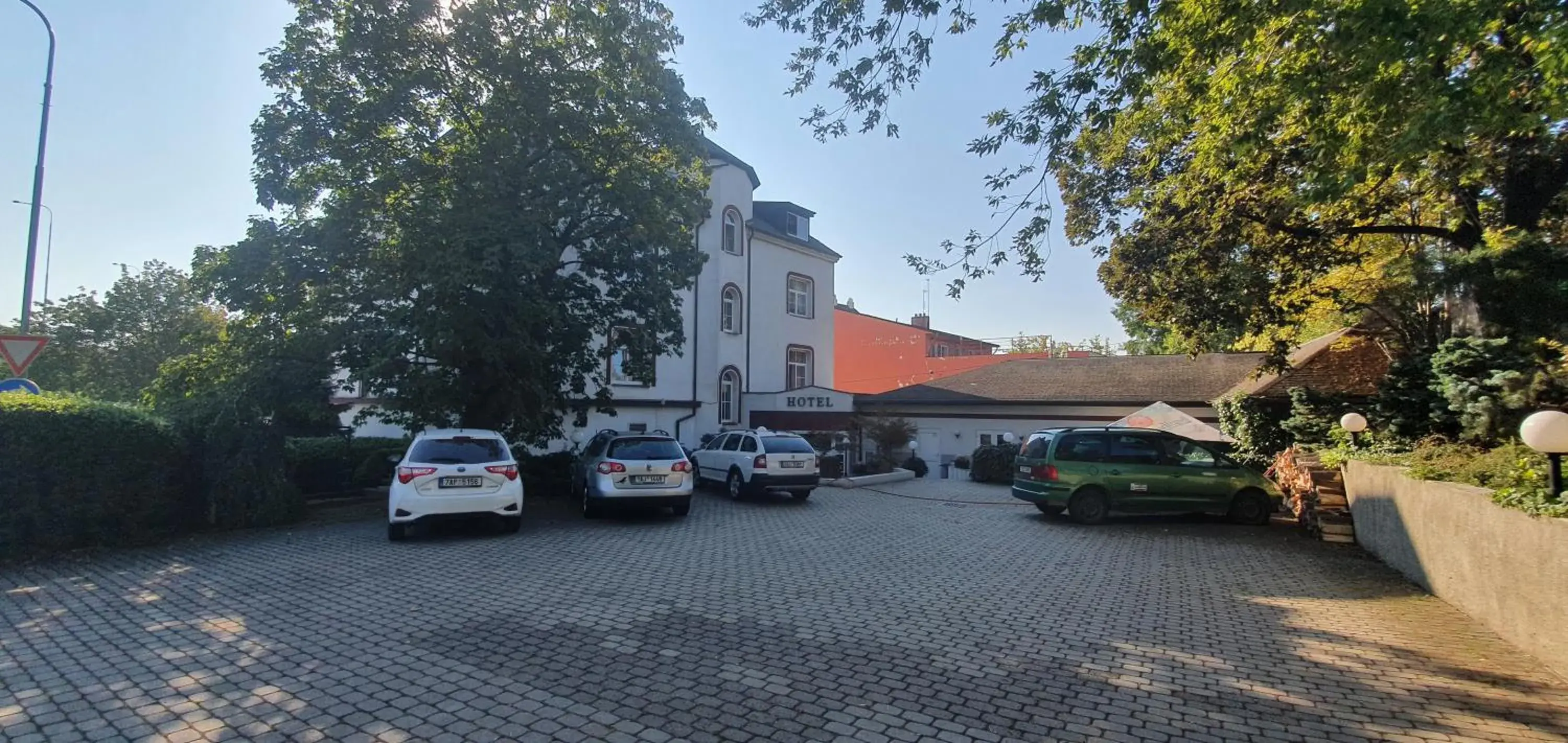 Parking, Property Building in Hotel Jerabek