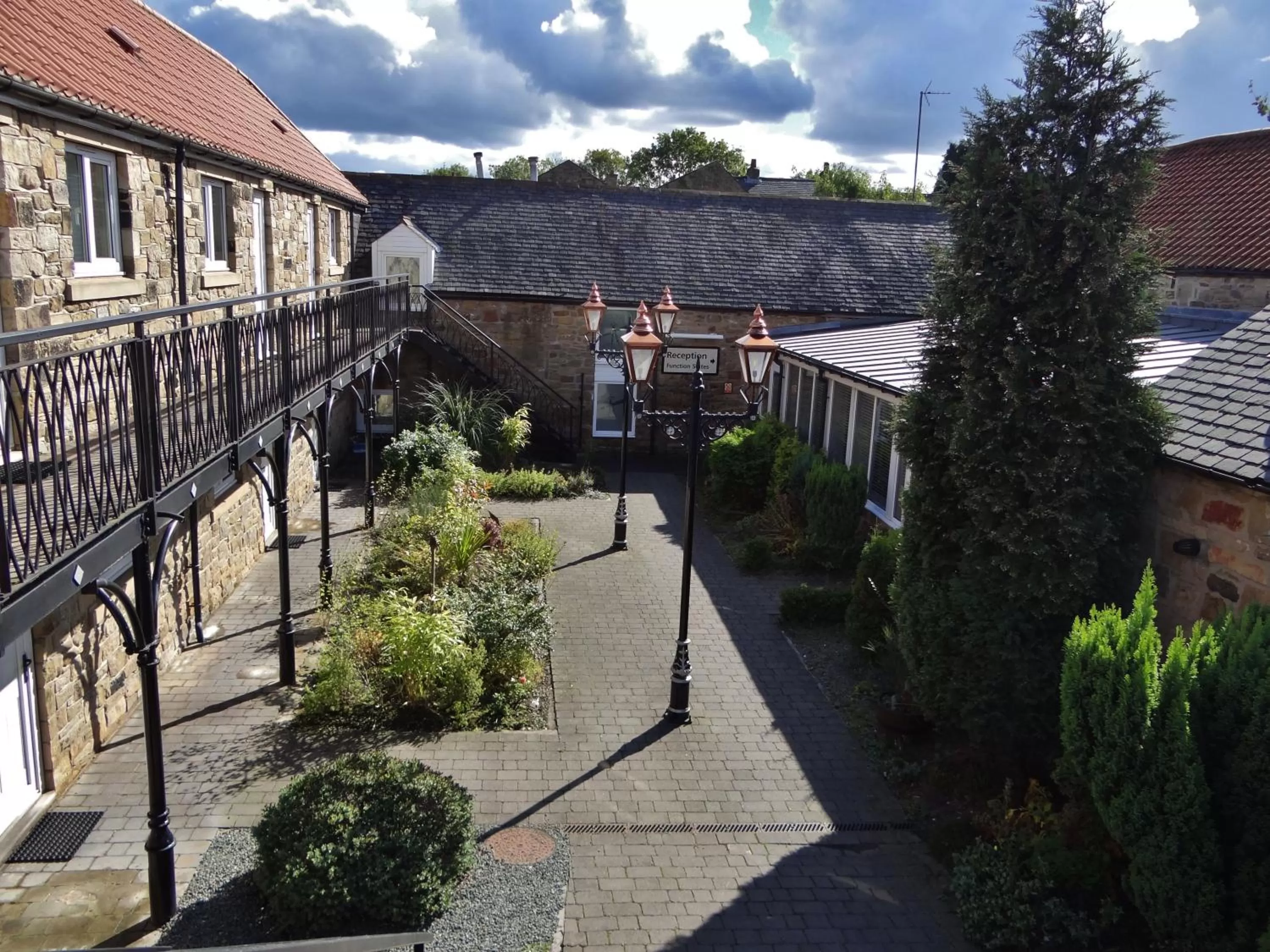 Facade/entrance in The Angel View Hotel