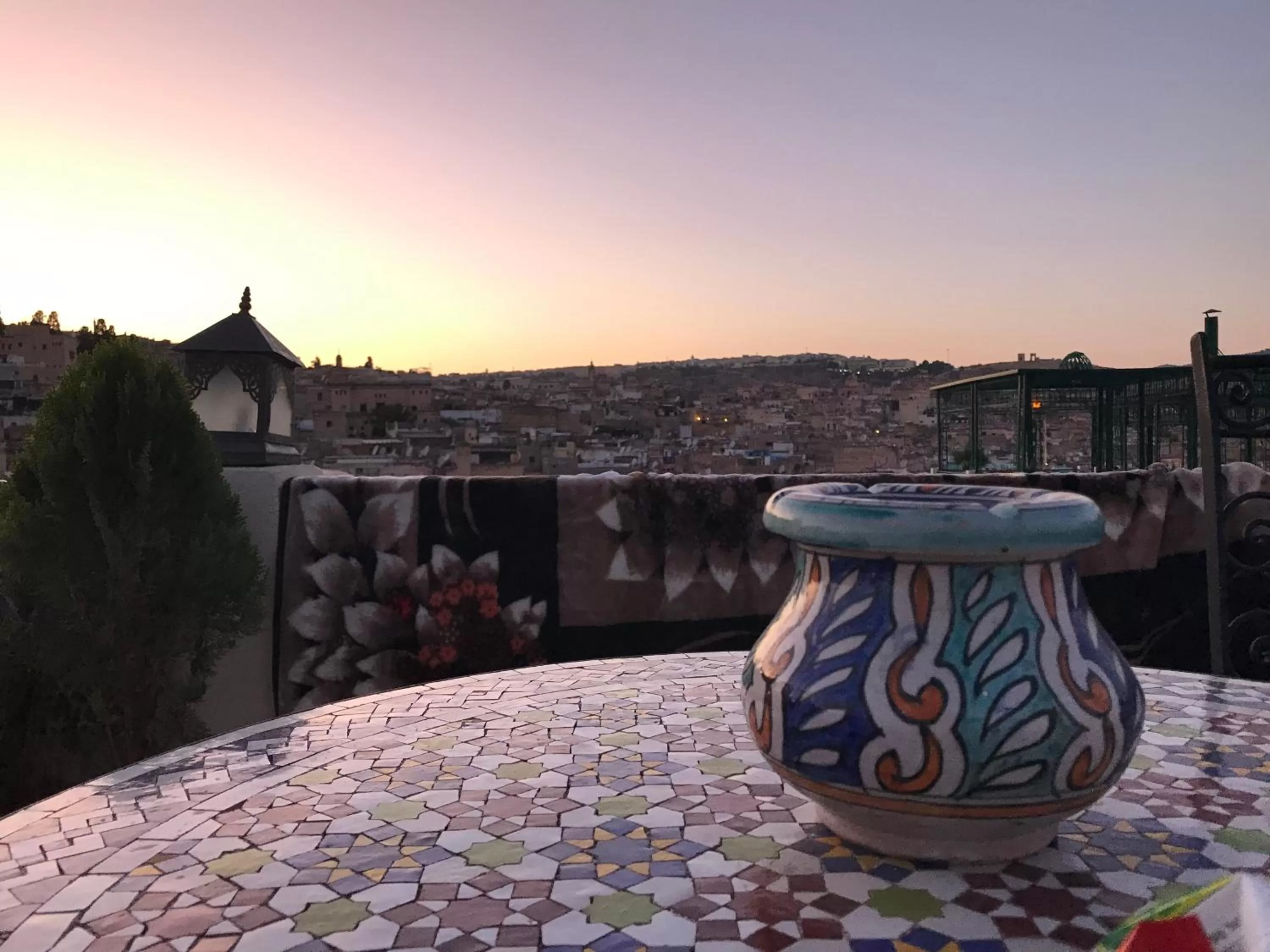 Patio in Riad Taj Salma