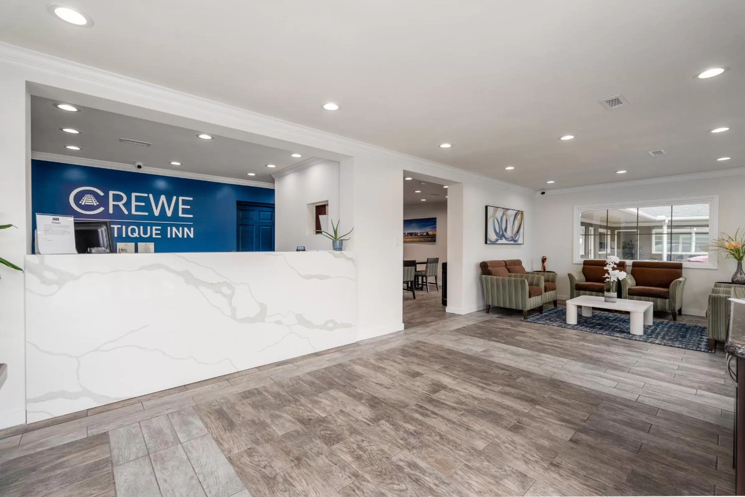 Lobby or reception in Crewe Boutique Inn