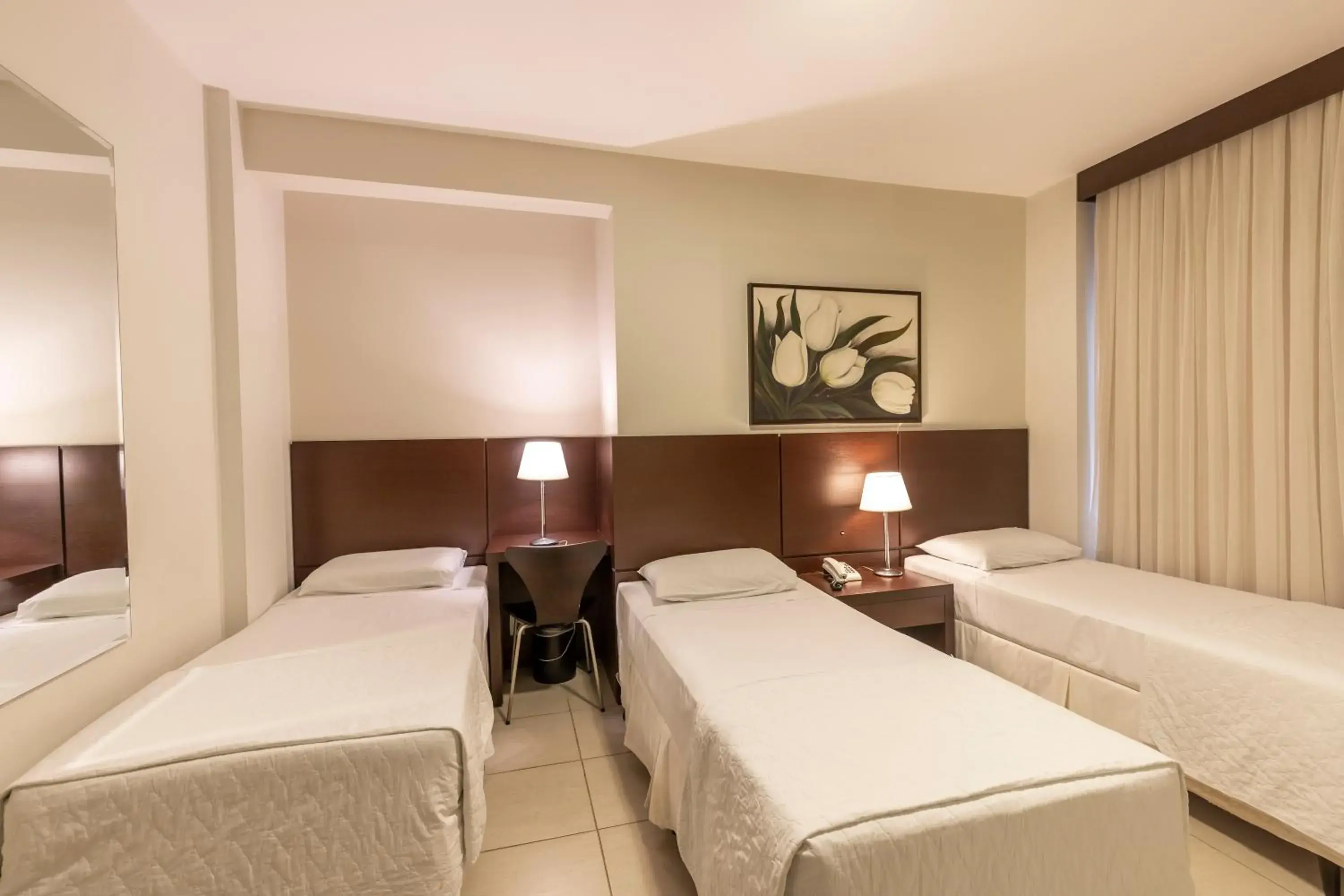 Bed in Hotel Plaza Norte
