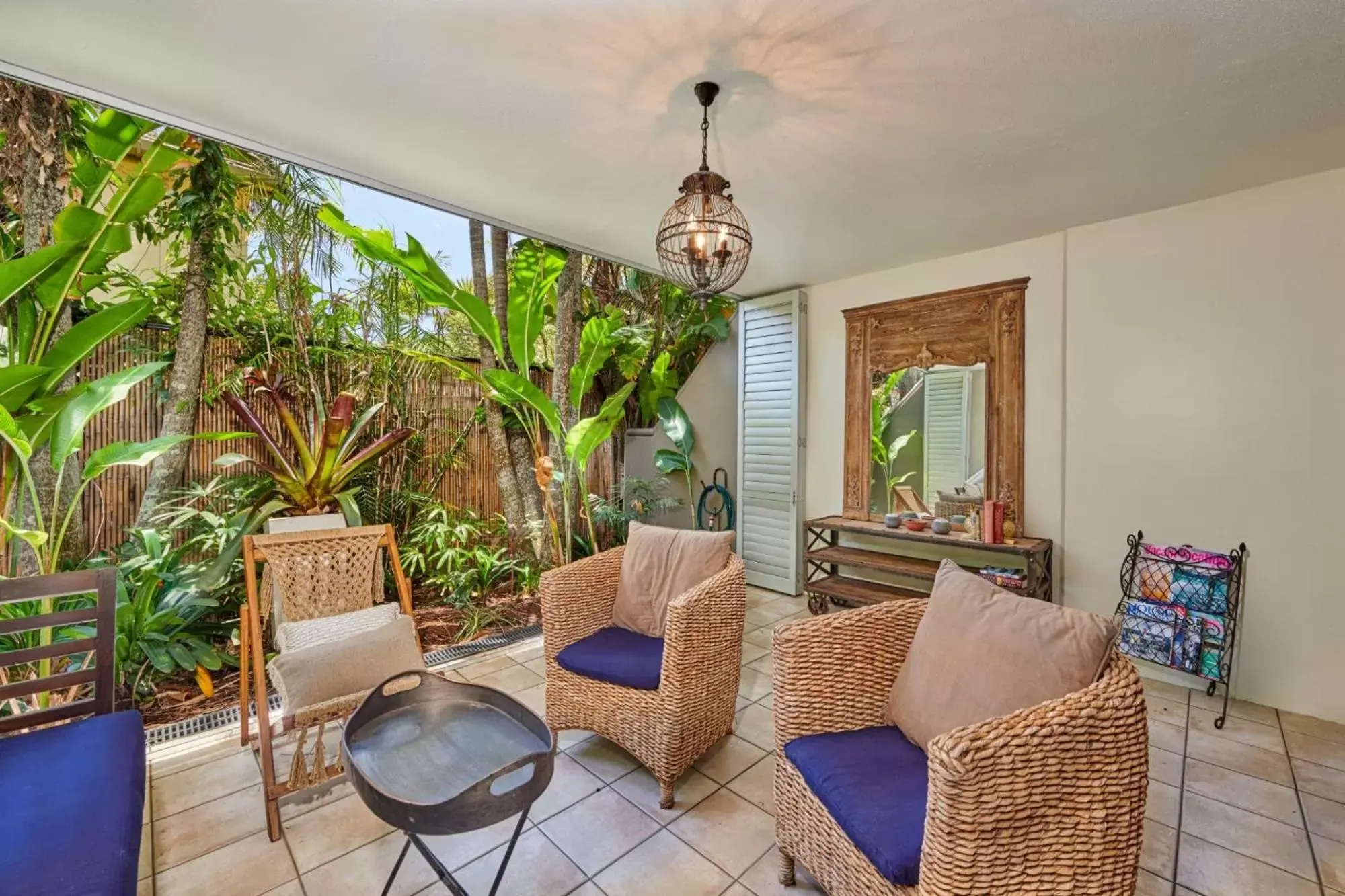 Patio, Seating Area in Julians Apartments