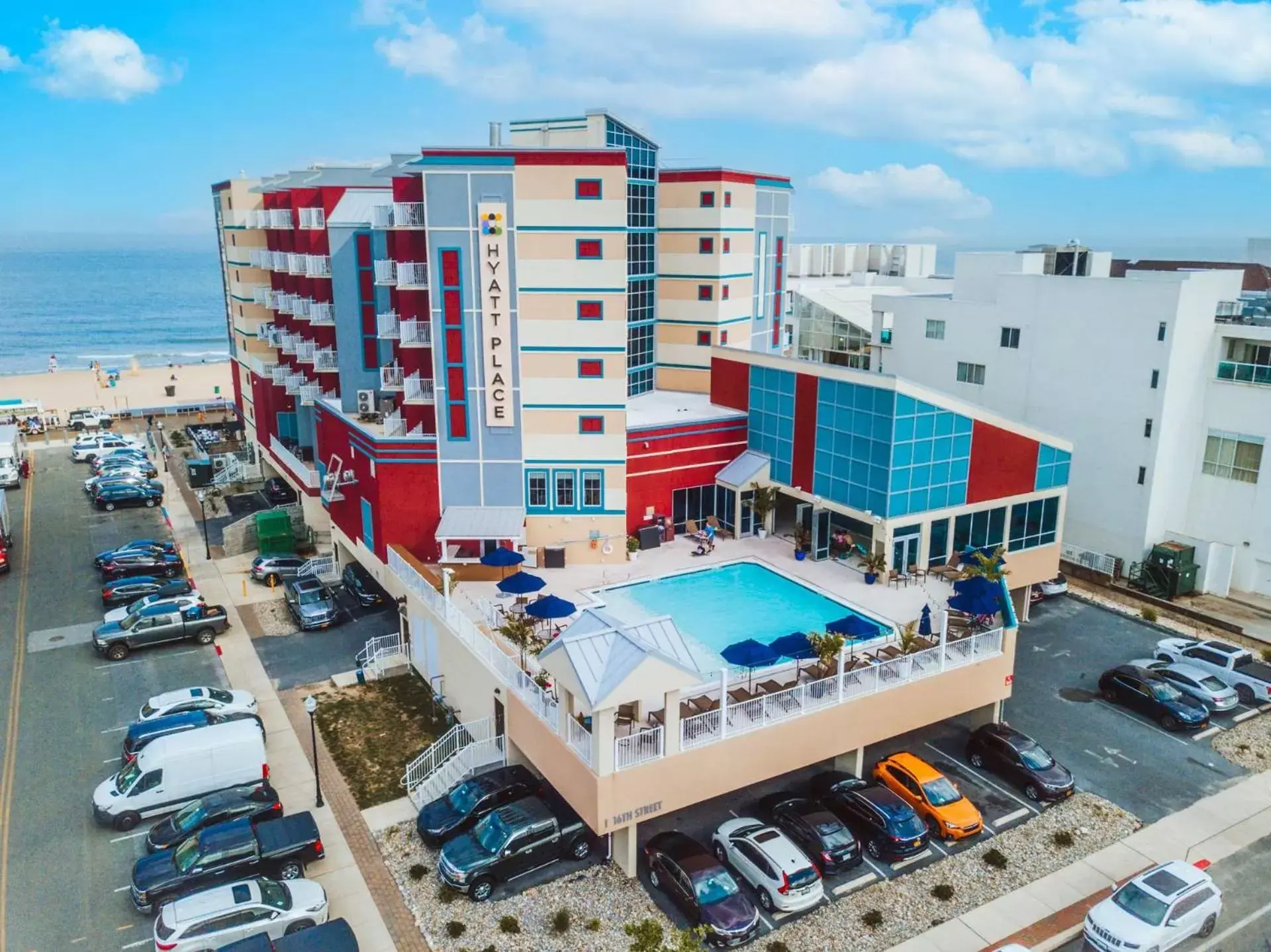 Property building, Pool View in Hyatt Place Ocean City Oceanfront