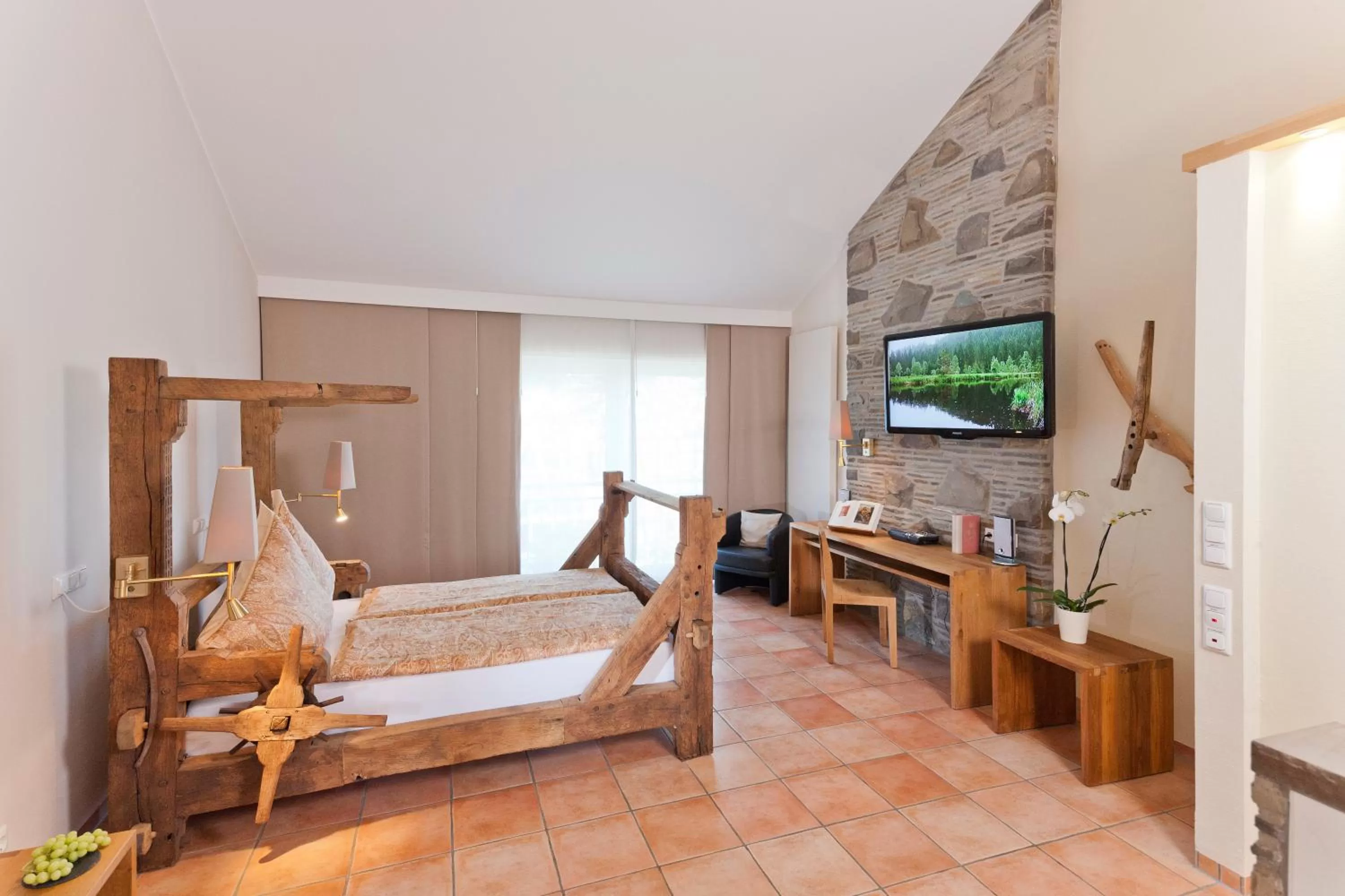 Bed in Malerwinkel Hotel