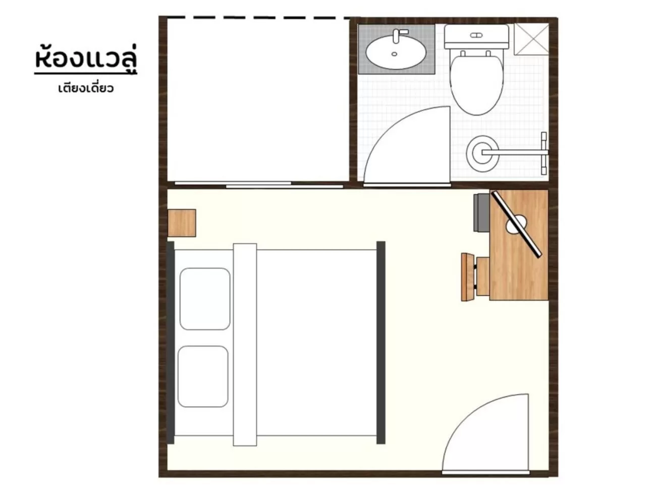 Floor plan in Don Muang Hotel