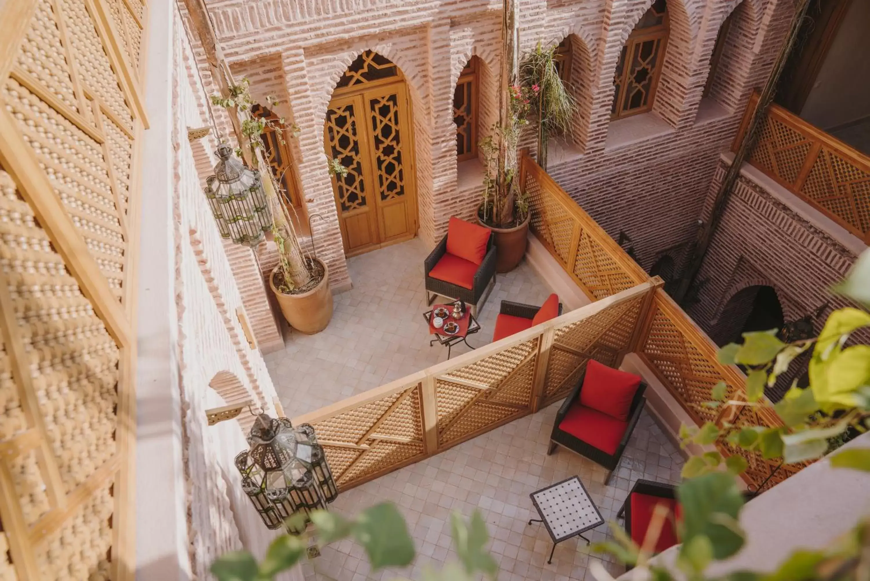 Balcony/Terrace in La Maison Arabe Hotel, Spa & Cooking Workshops