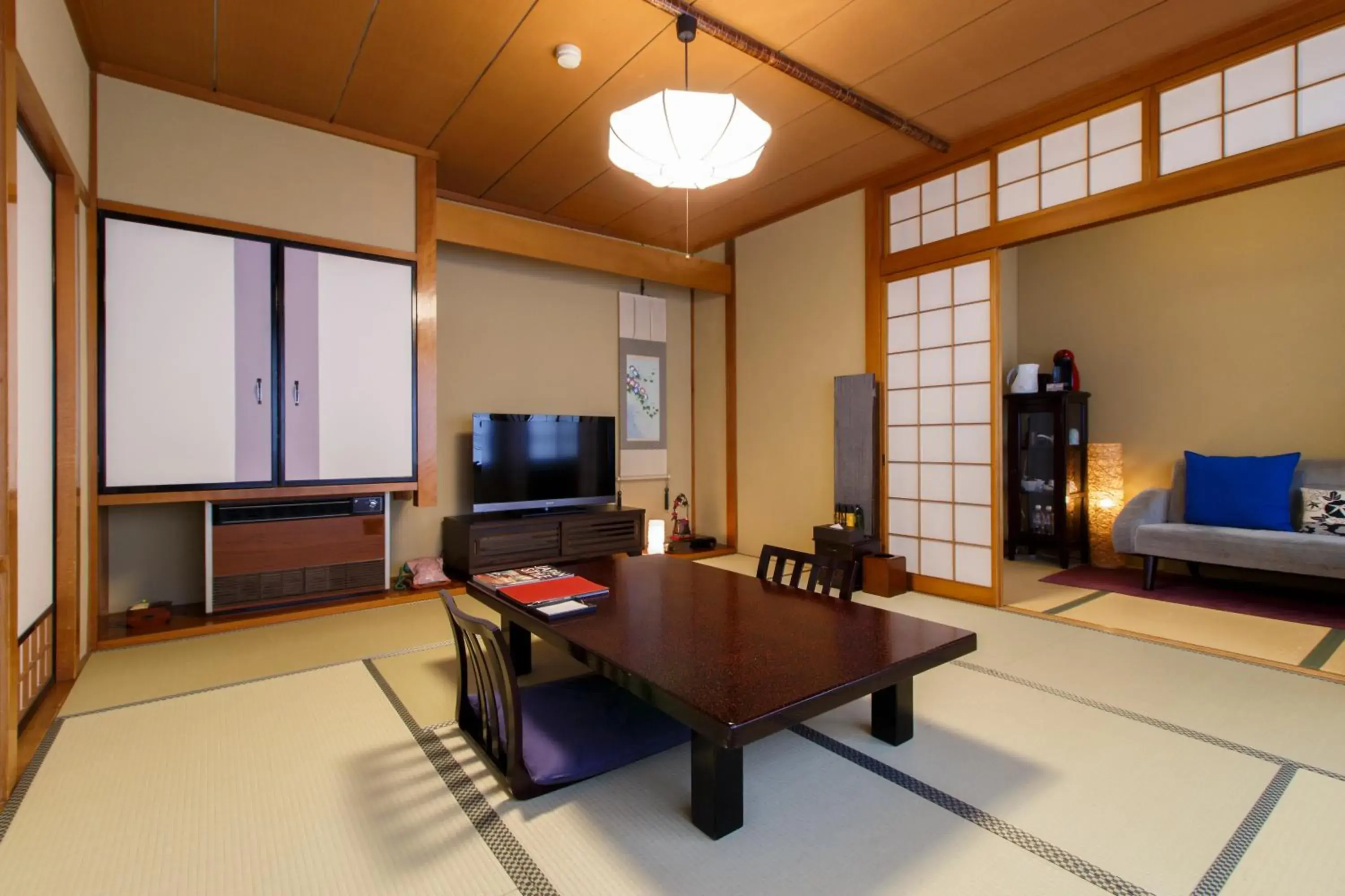 Photo of the whole room, TV/Entertainment Center in Ryokan Oyado Koto No Yume