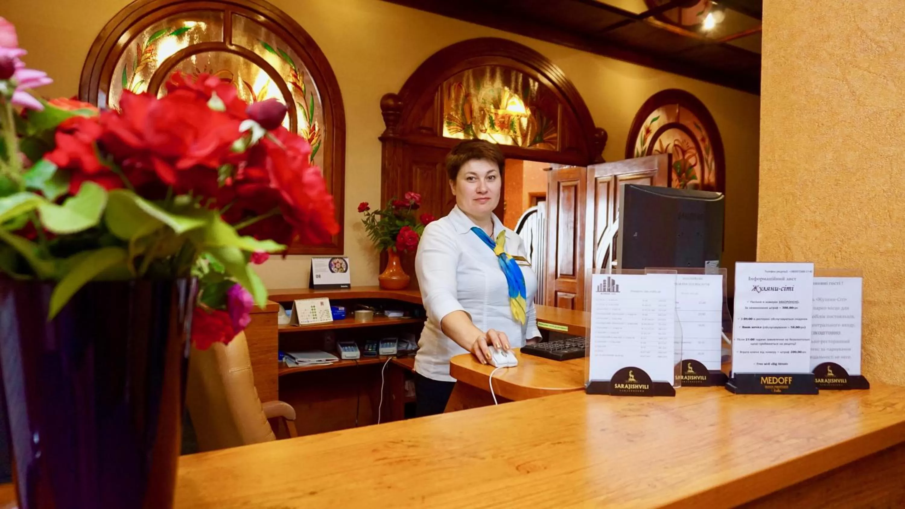 Staff in Zhuliany City Hotel