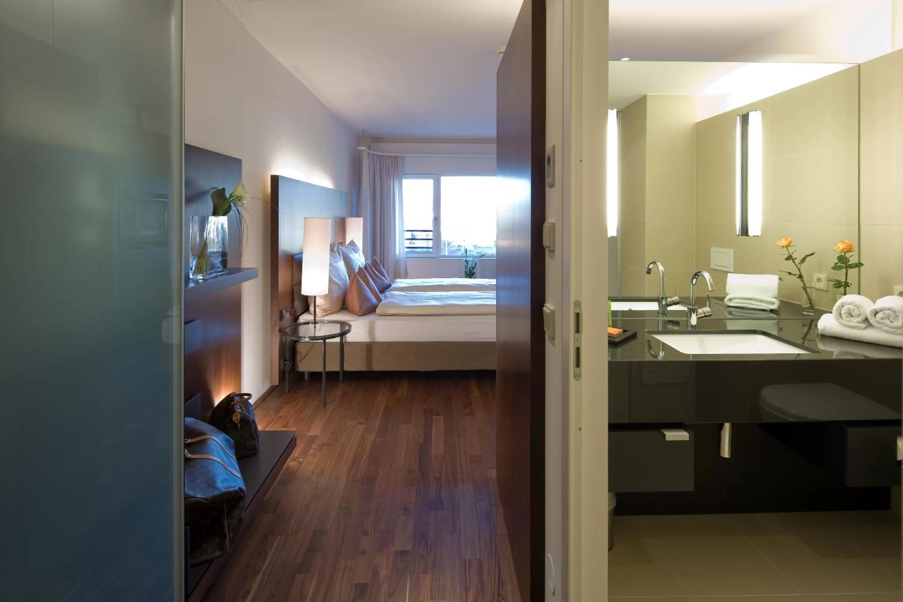 Bed in Hotel Penz West