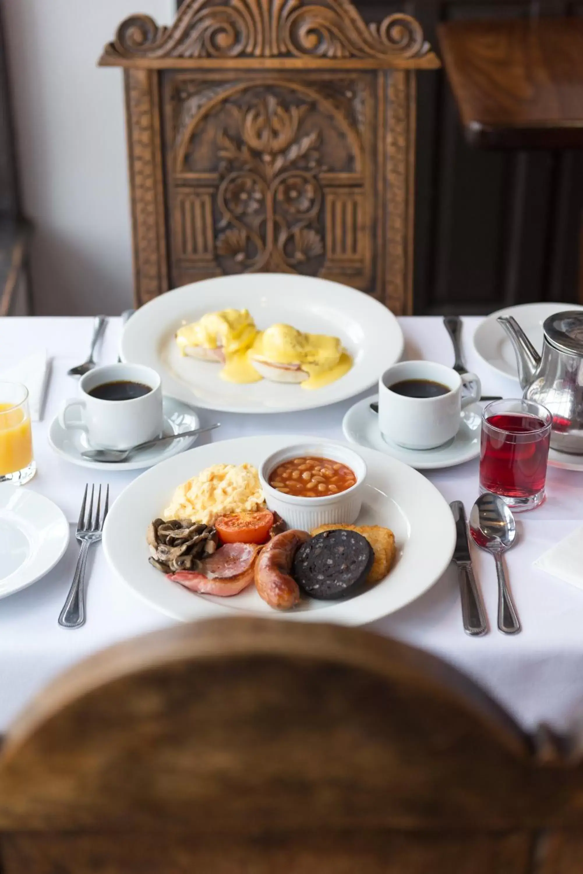 English/Irish breakfast in Best Western The Rose & Crown Hotel