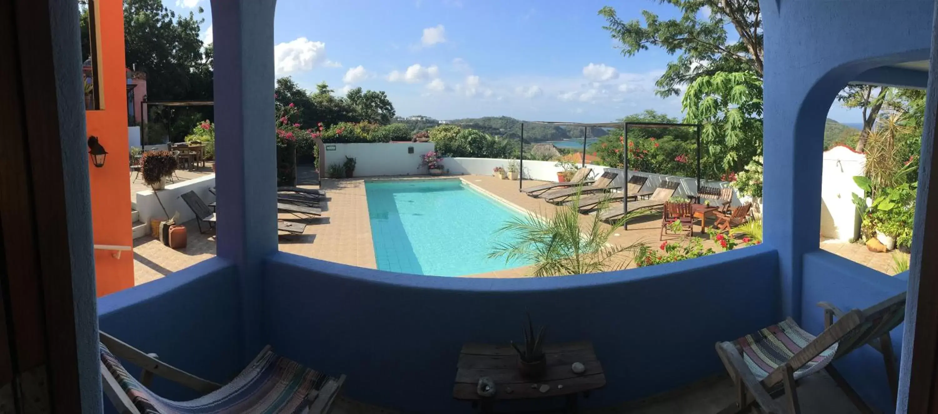 Winter, Pool View in El Jardin