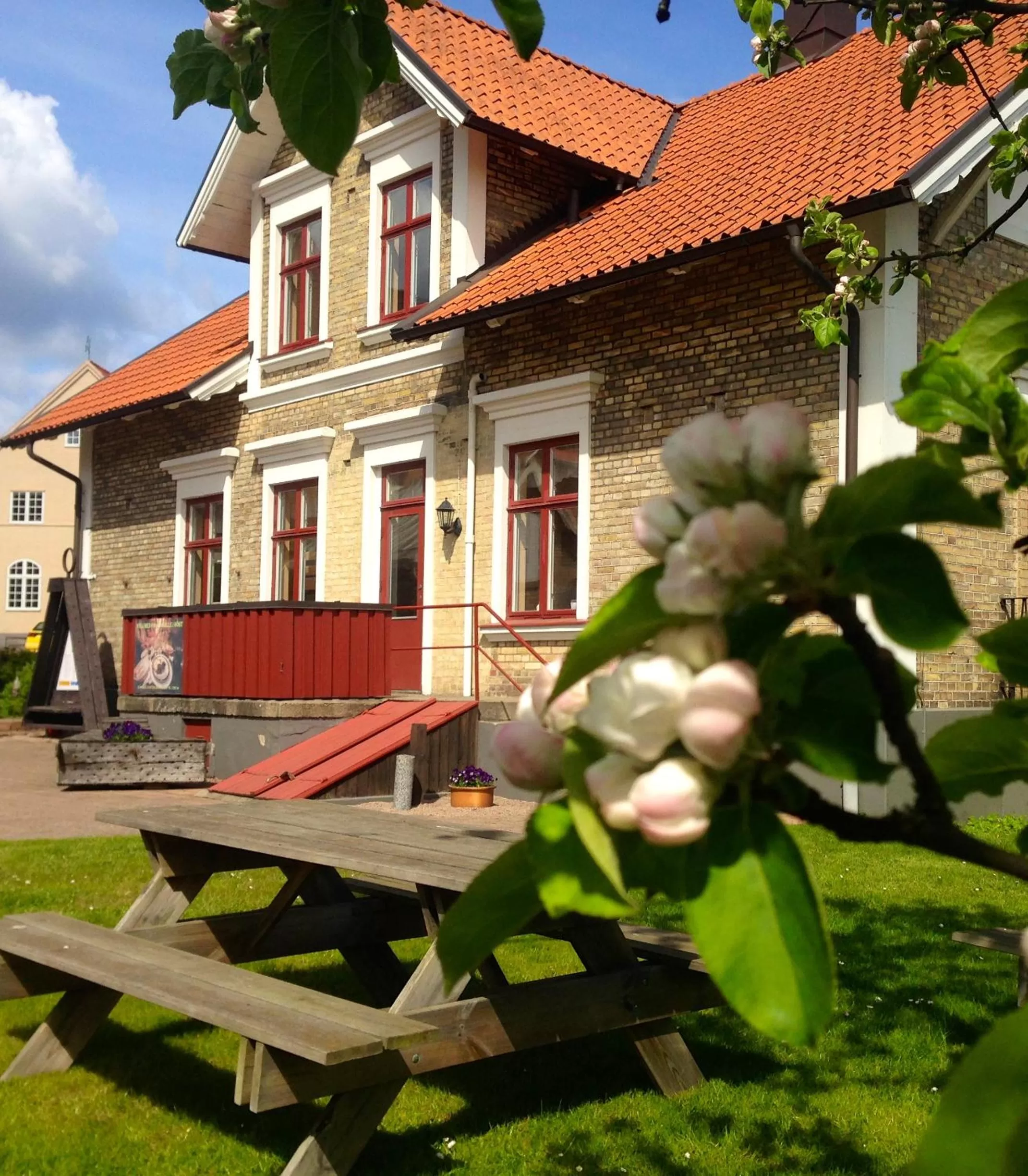 Patio in Åhus B&B och Vandrarhem