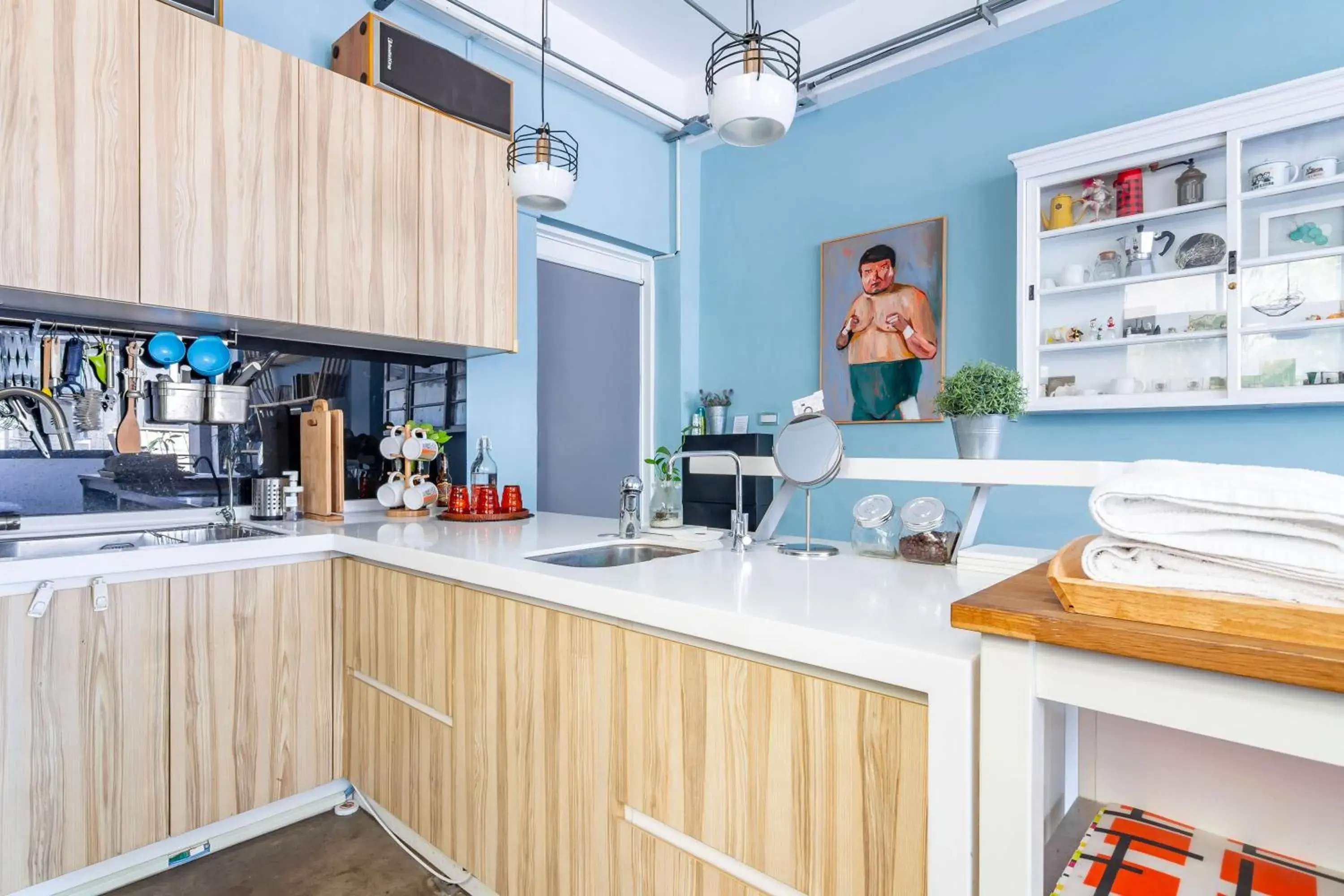 Decorative detail, Kitchen/Kitchenette in Art Station x Residence