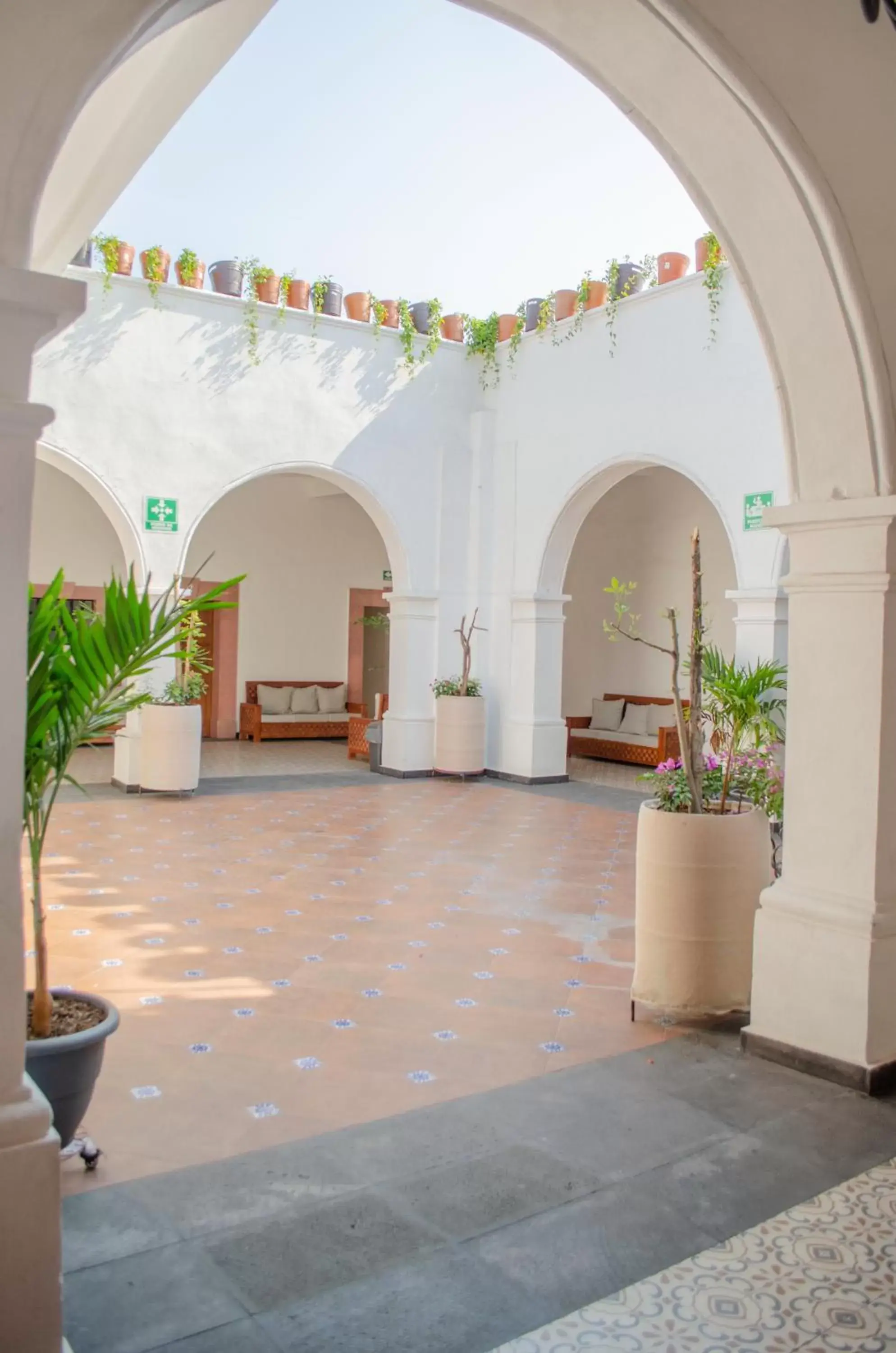 Patio in Hotel Catedral