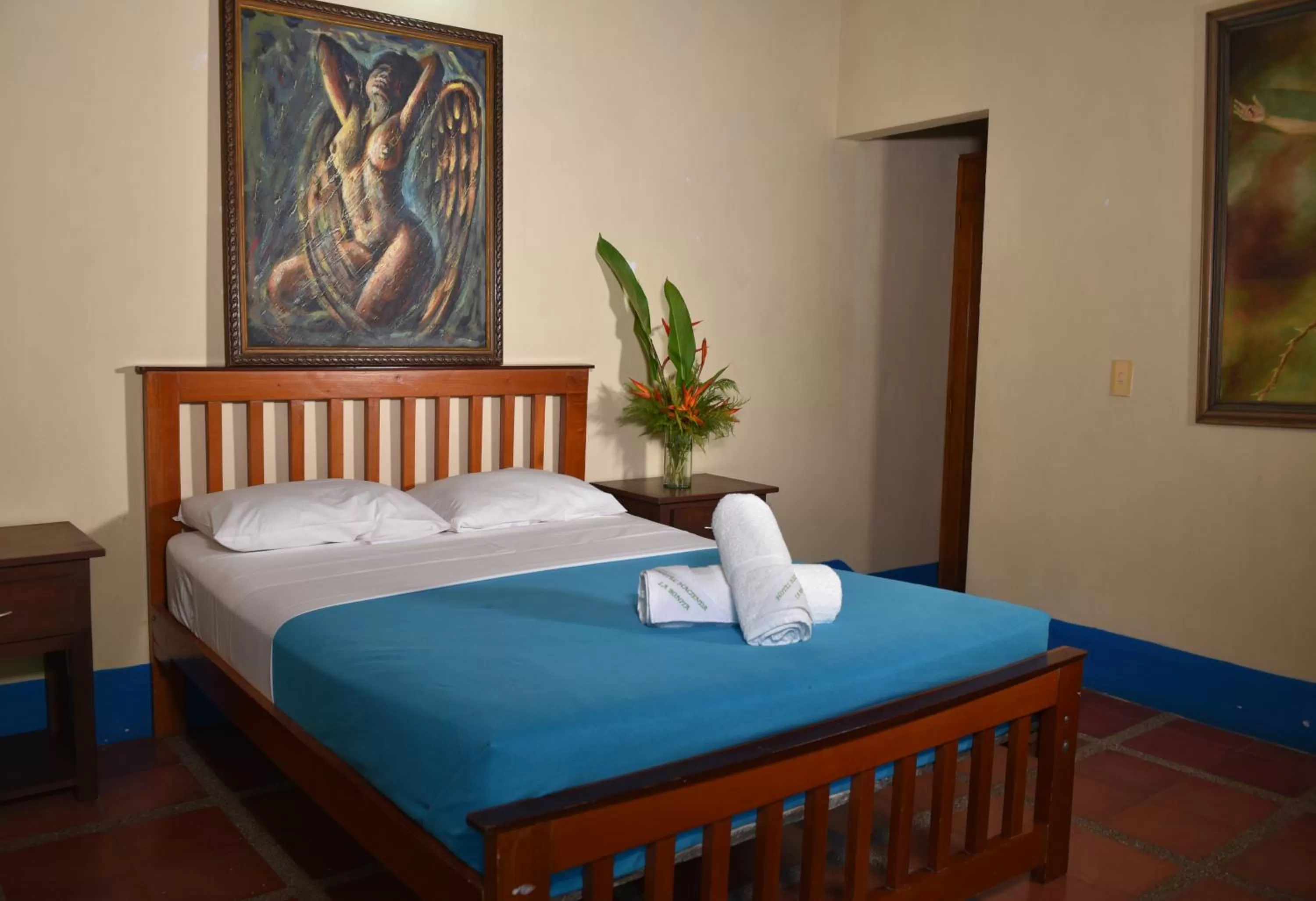 Bed in Hotel Hacienda la Bonita