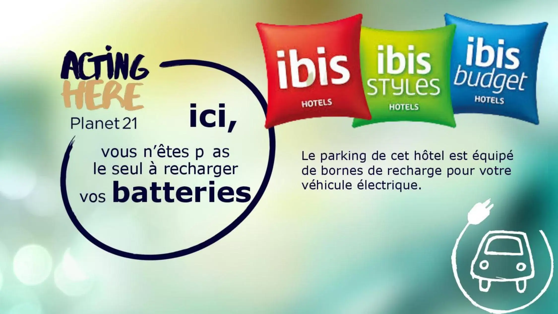 Area and facilities in ibis Angoulême Nord