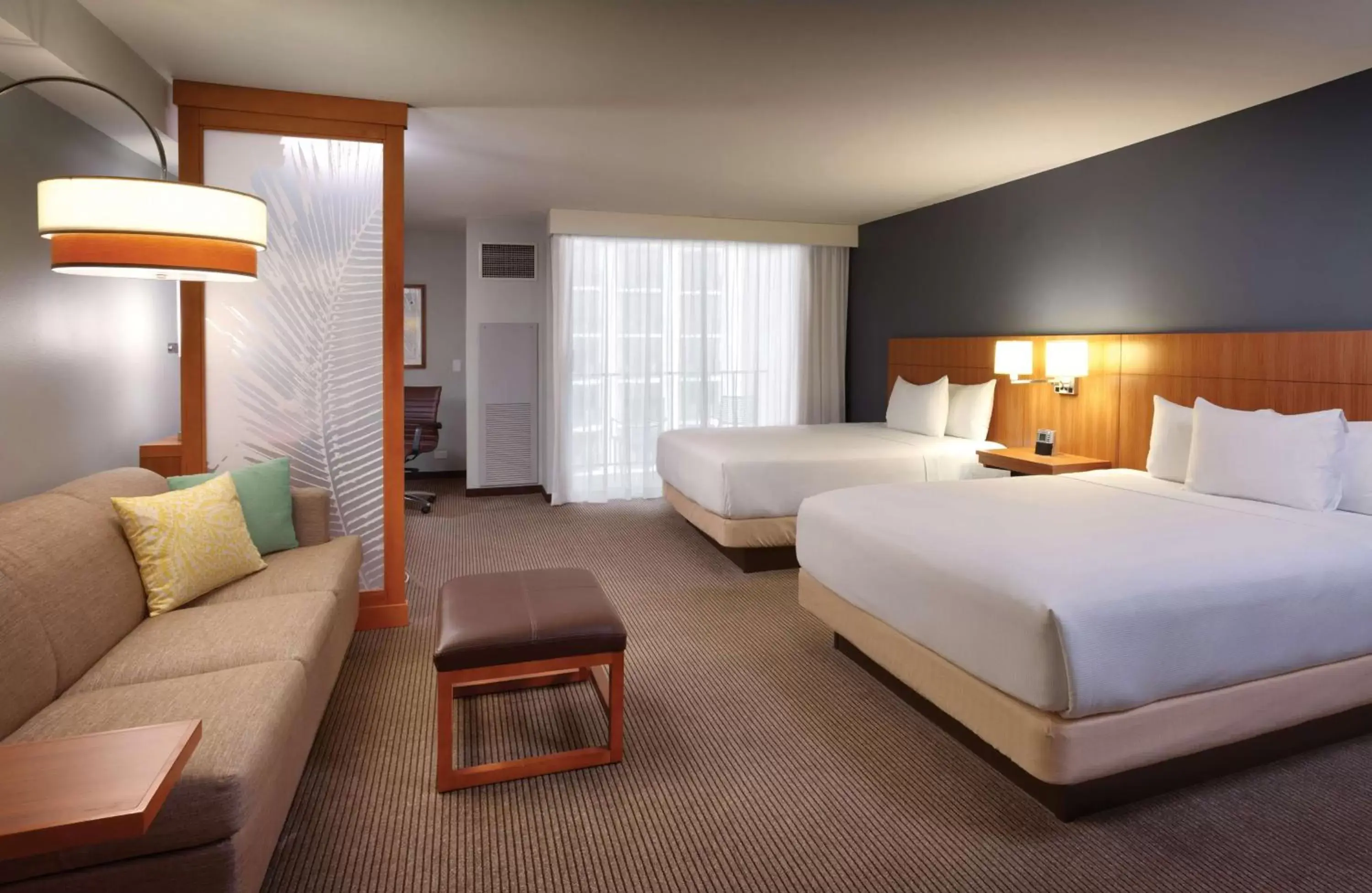 Photo of the whole room in Hyatt Place Waikiki Beach