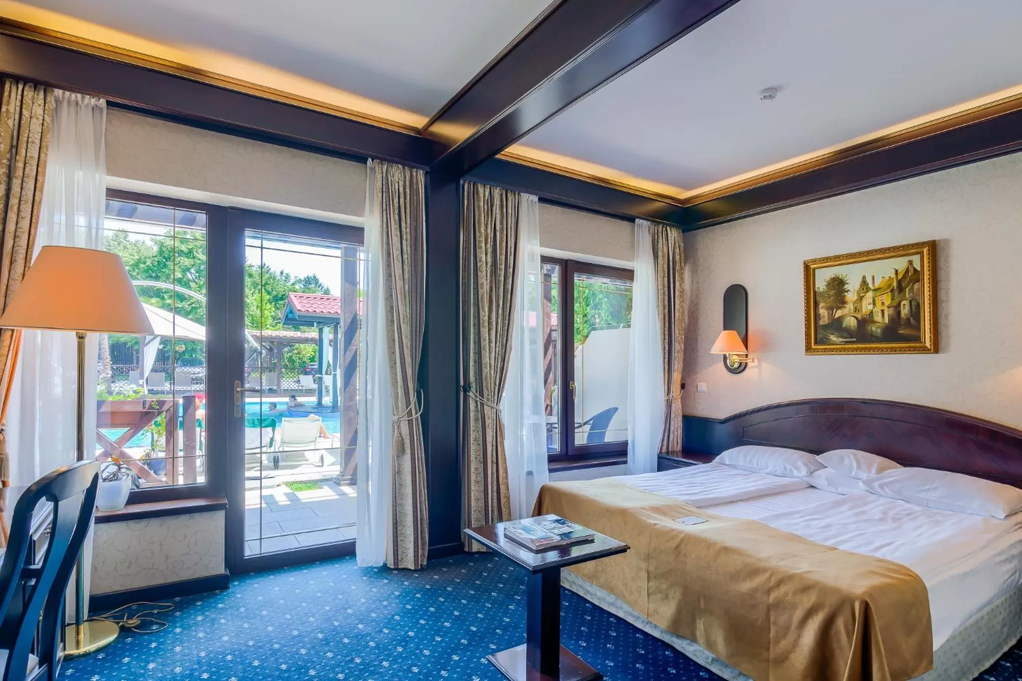 Bed in Hotel Snagov Club