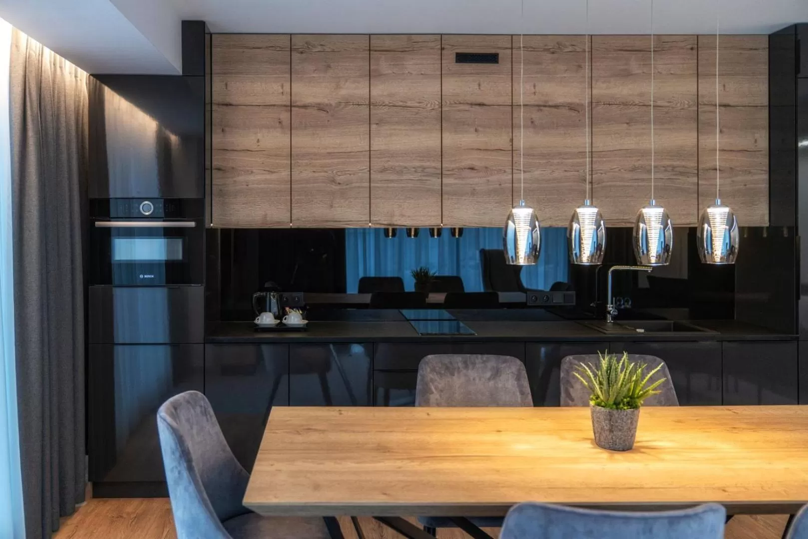 Kitchen or kitchenette in Hotel META Resort & Vine SPA