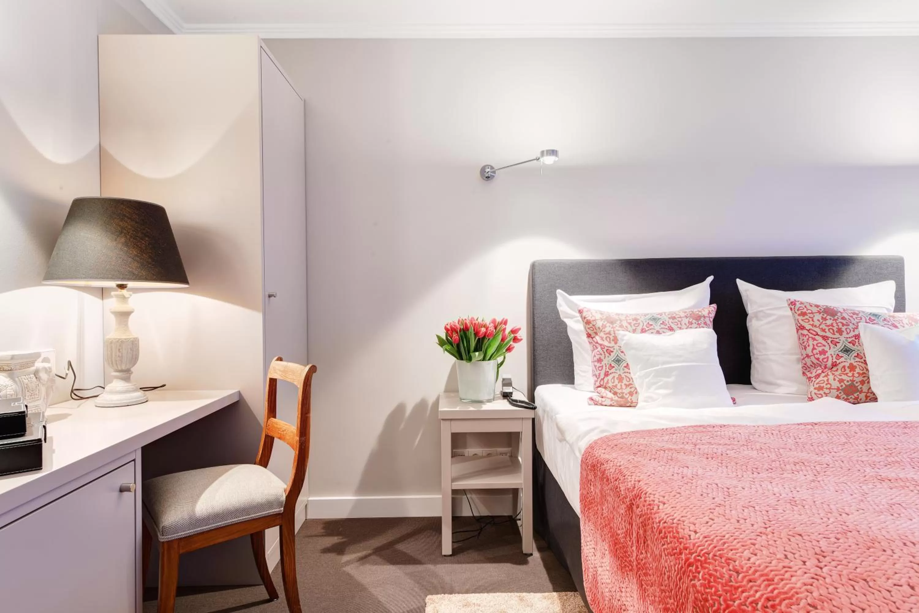 Bed in Hotel Admiral