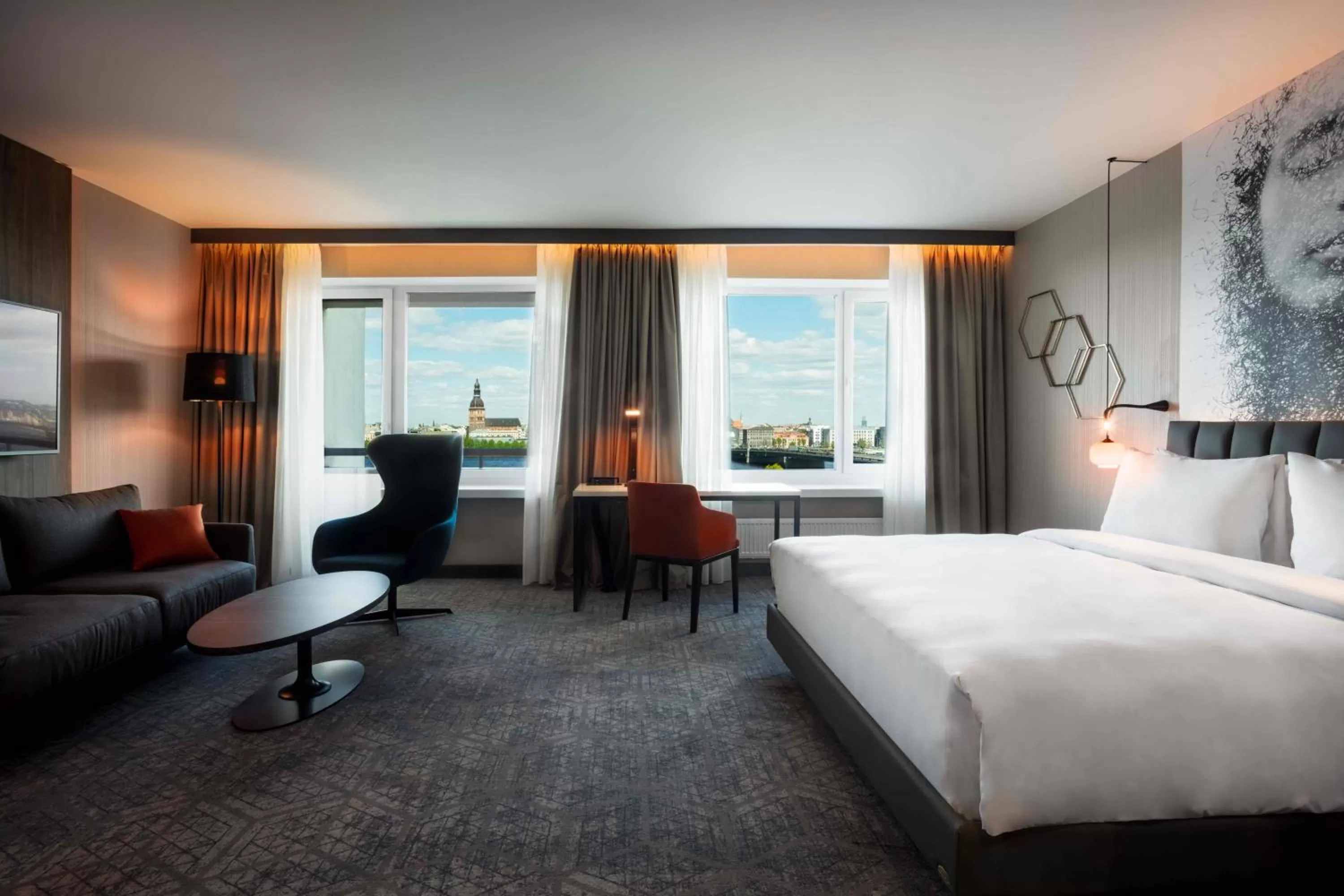 Photo of the whole room, Bed in Radisson Blu Hotel & Spa, Daugava Riga