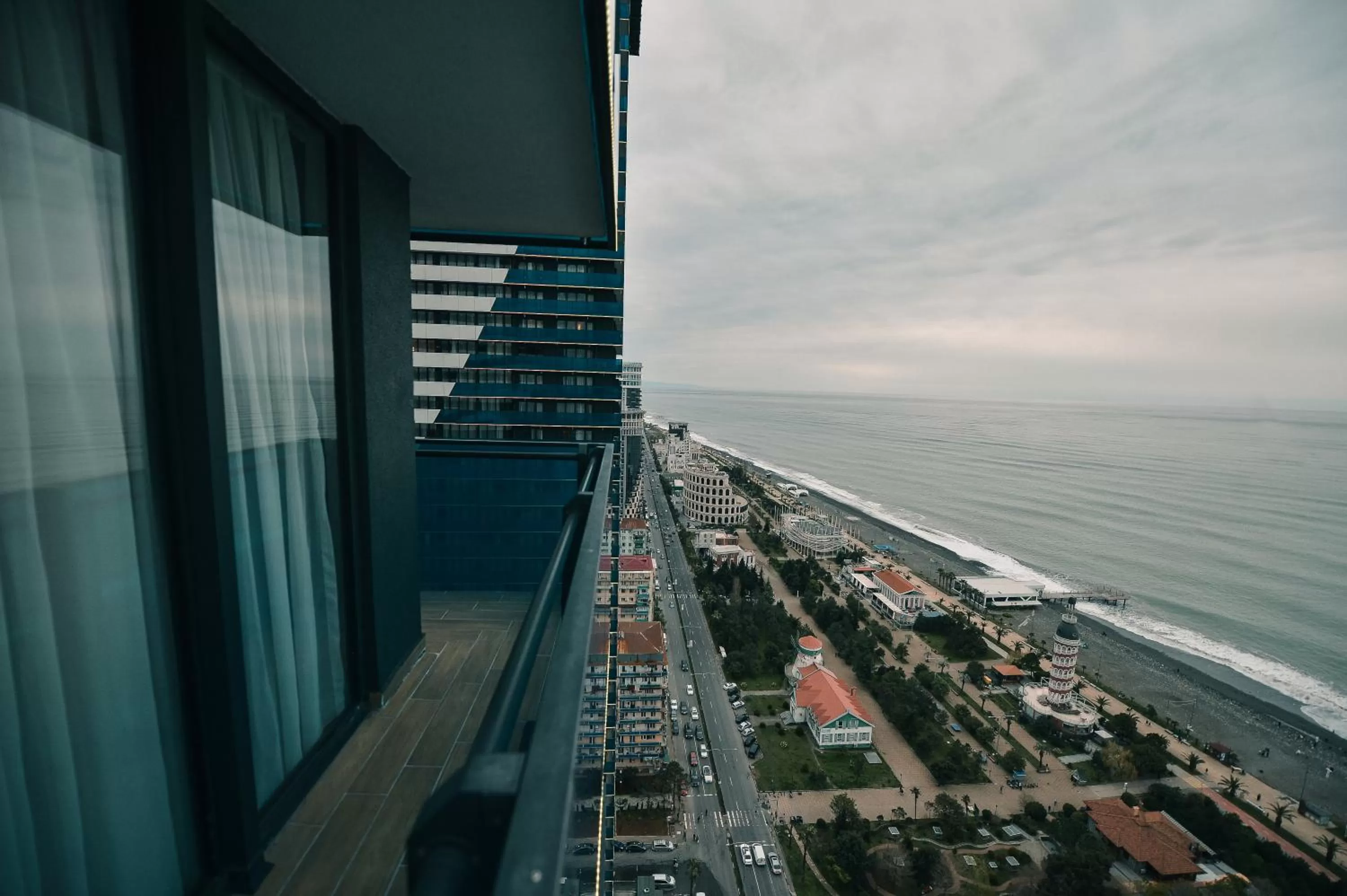 Balcony/Terrace in Orbi City Batumi With Sea View