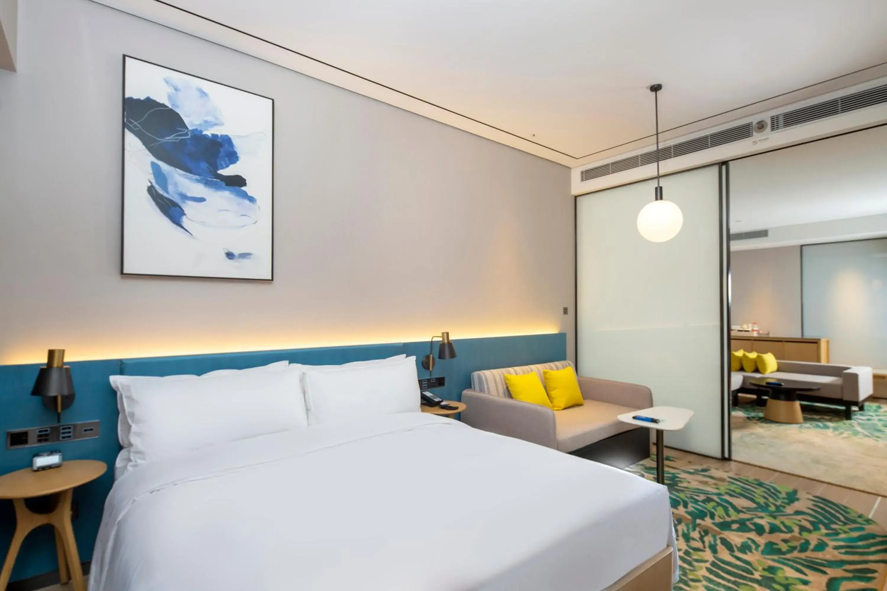 Bed in Hilton Garden Inn Changchun Economic Development Zone Bed in Hilton Garden Inn Changchun Economic Development Zone