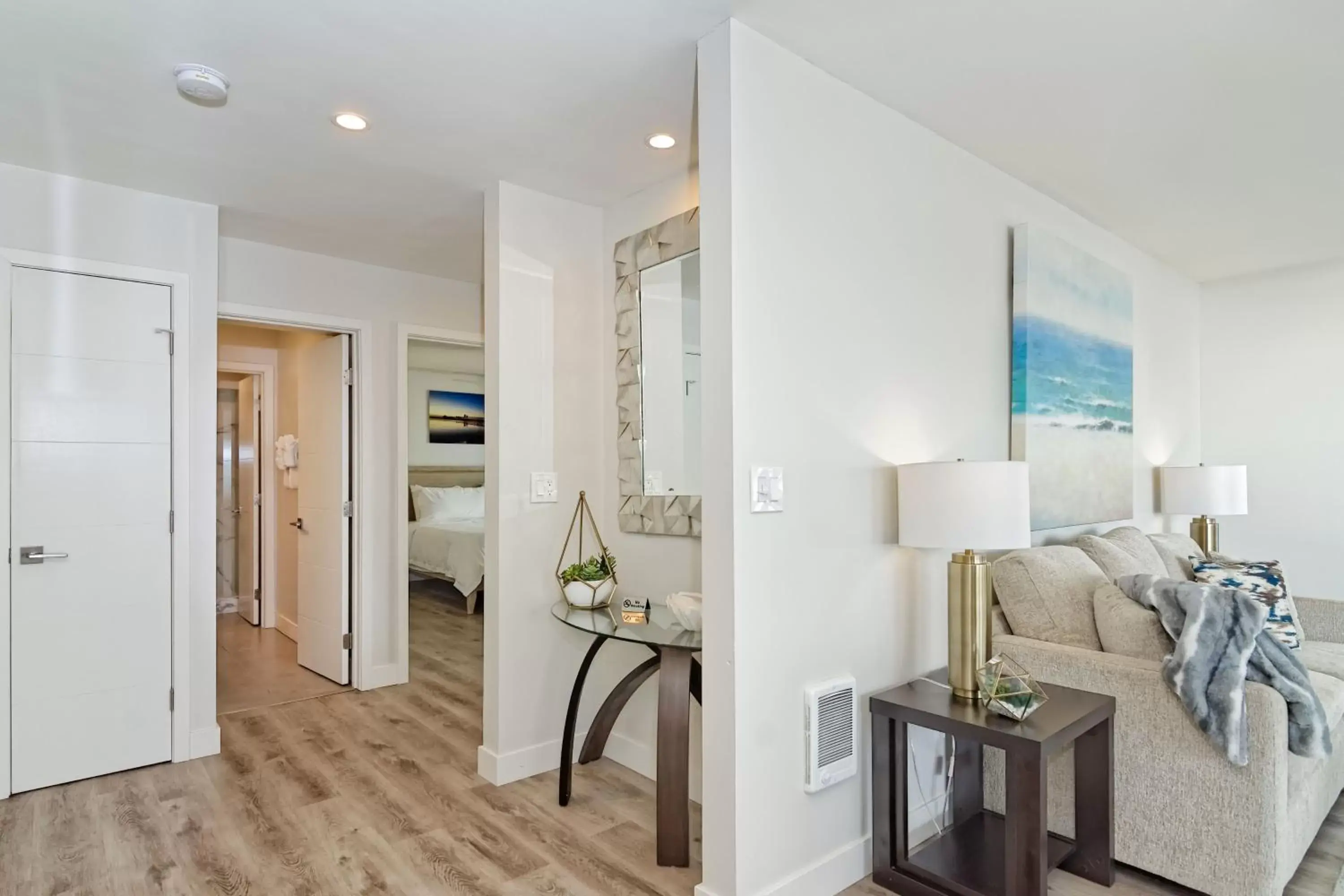 Bed in Ocean Villas Beach Front Bed in Ocean Villas Beach Front