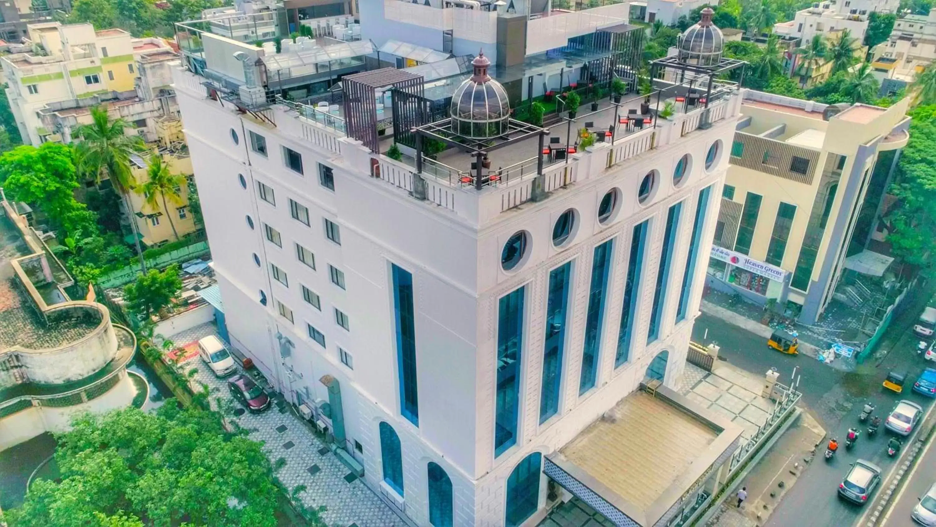 Bird's eye view, Bird's-eye View in Quality Inn Sabari