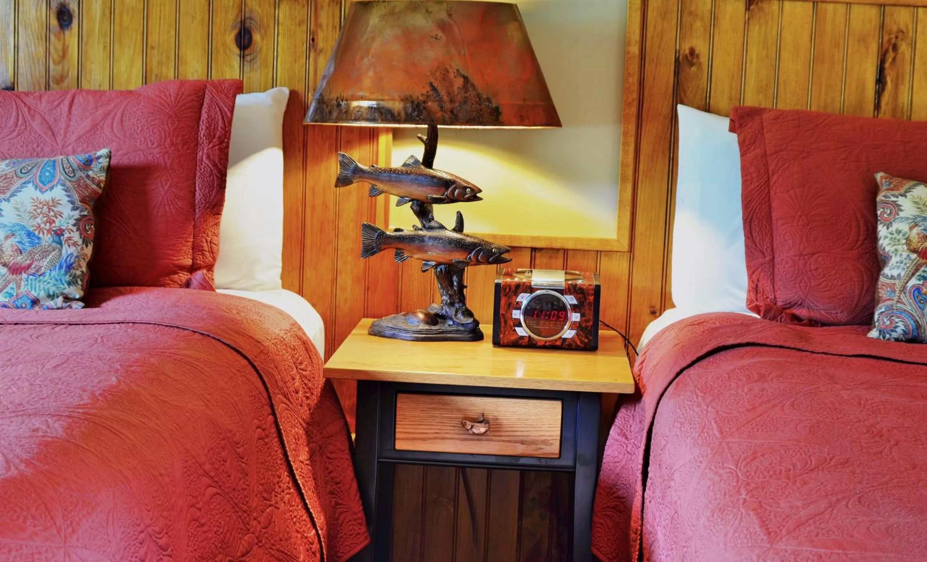 Decorative detail in Hungry Trout Resort