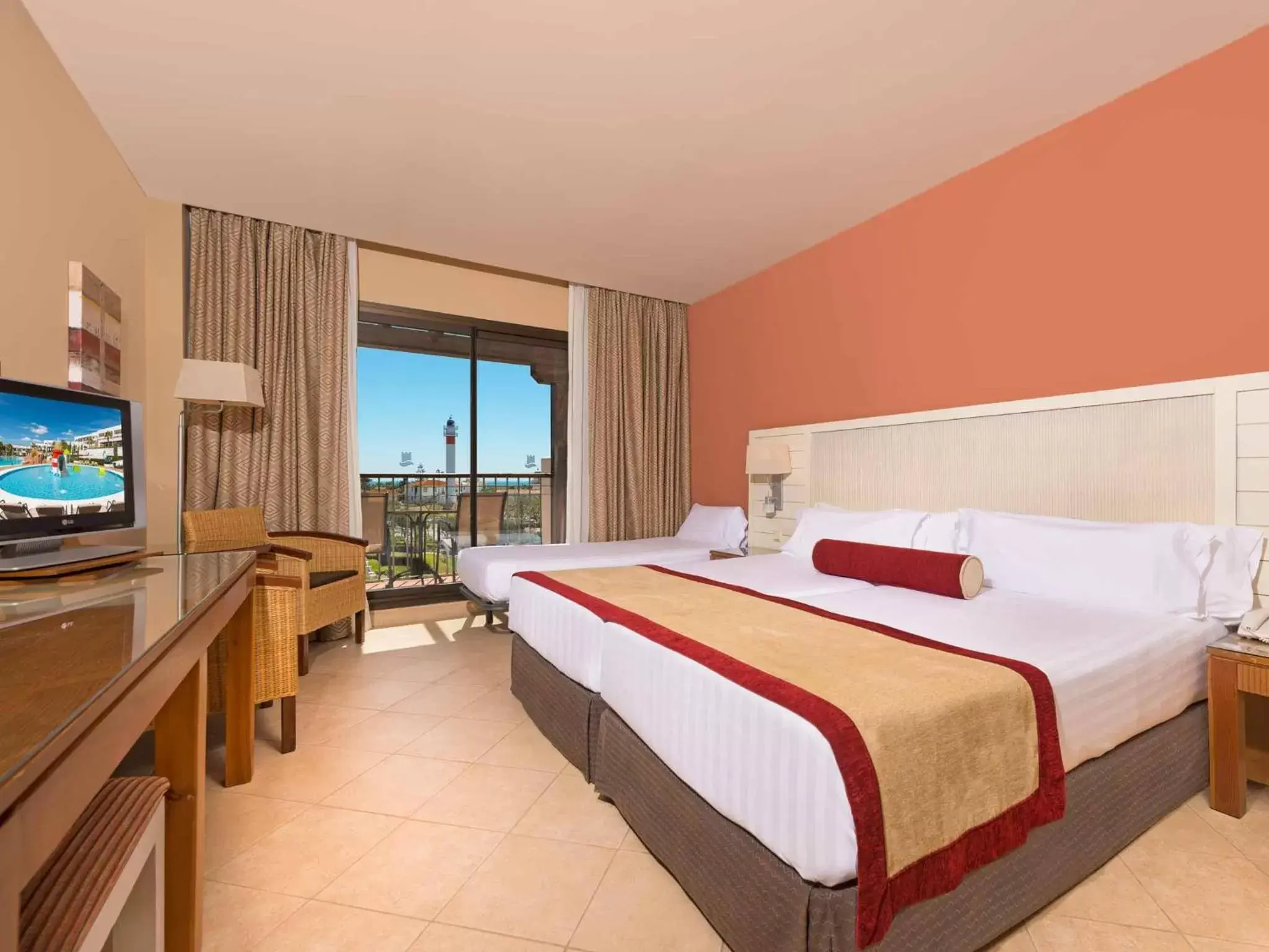 Double or Twin Room with Extra Bed (2 Adults + 1 Child) in Hotel Fuerte El Rompido