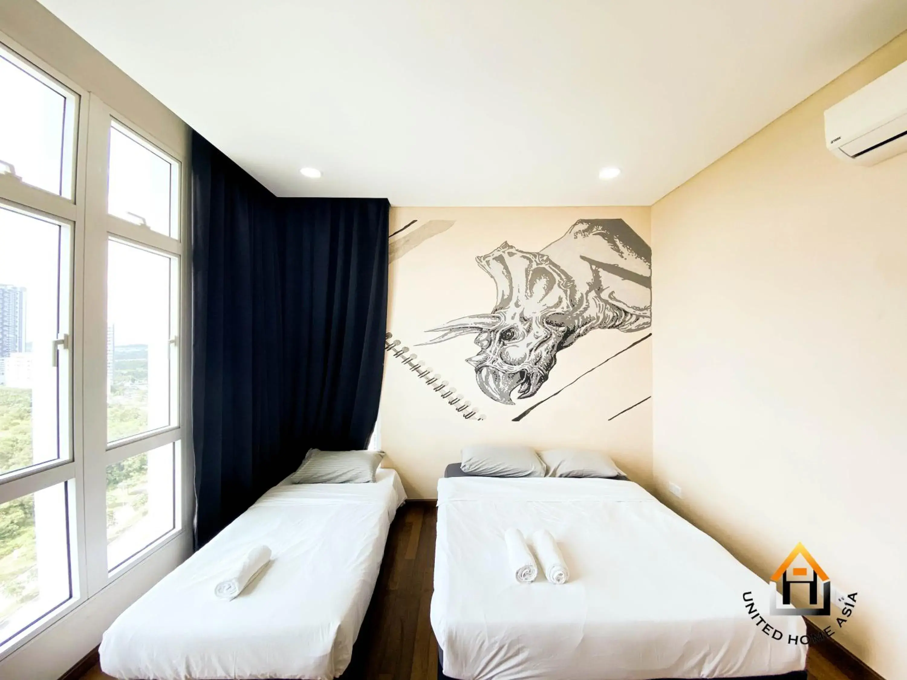 Bed in Holi 1Medini Themed Suites