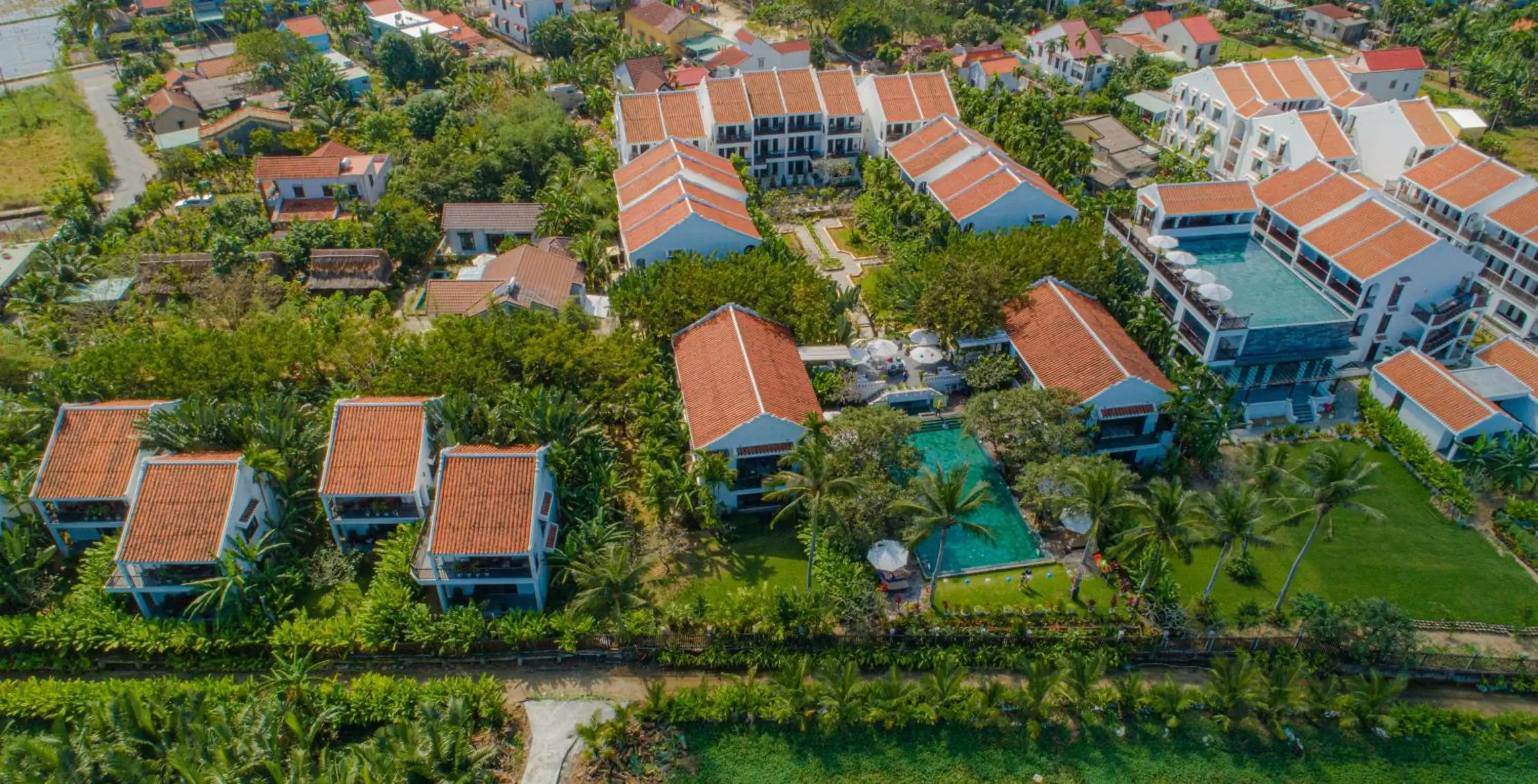 Bird's eye view, Bird's-eye View in Legacy Hoi An Resort - formerly Ancient House Village Resort & Spa