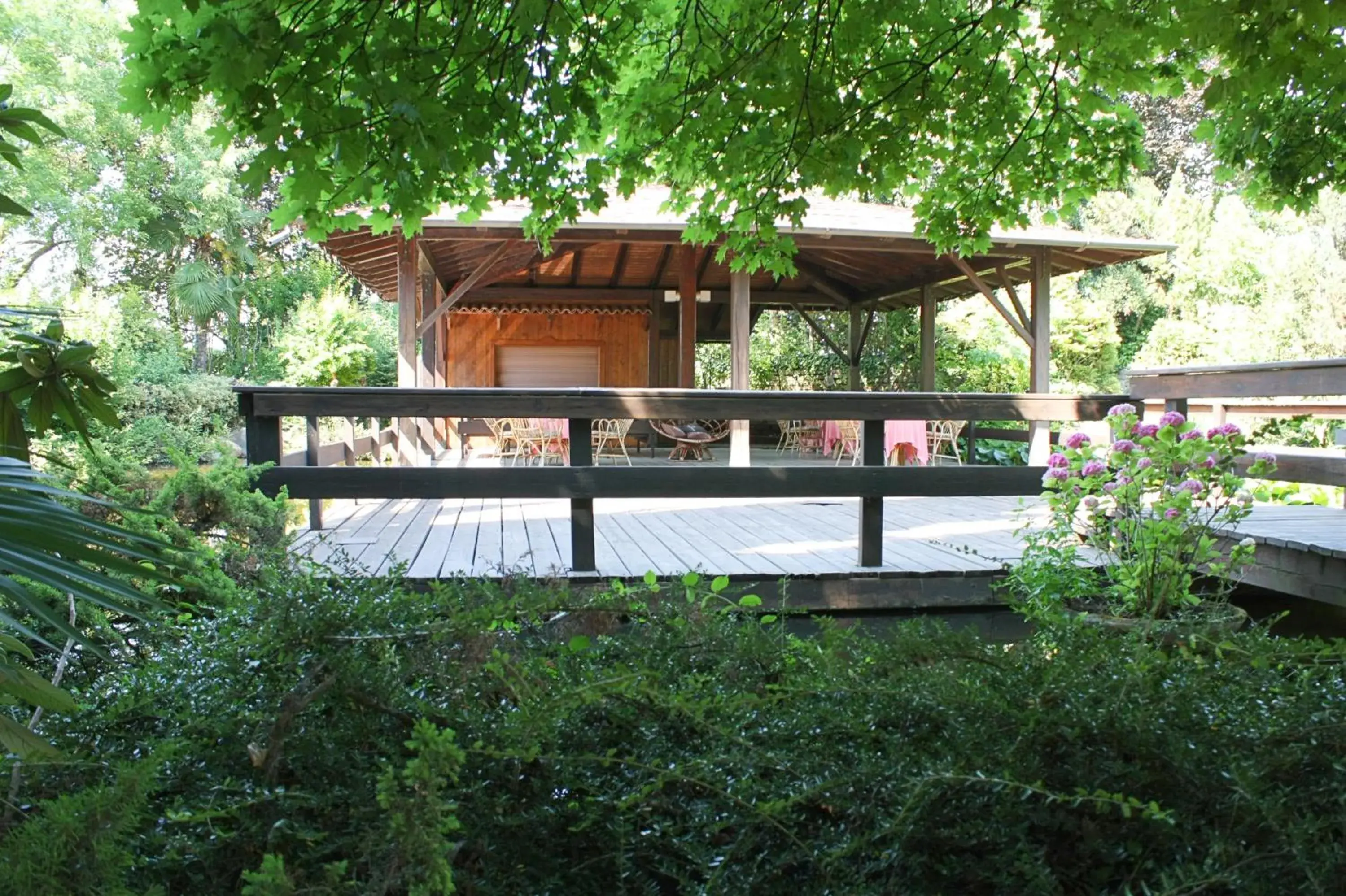 Garden view in Parc Hotel Casa Mia