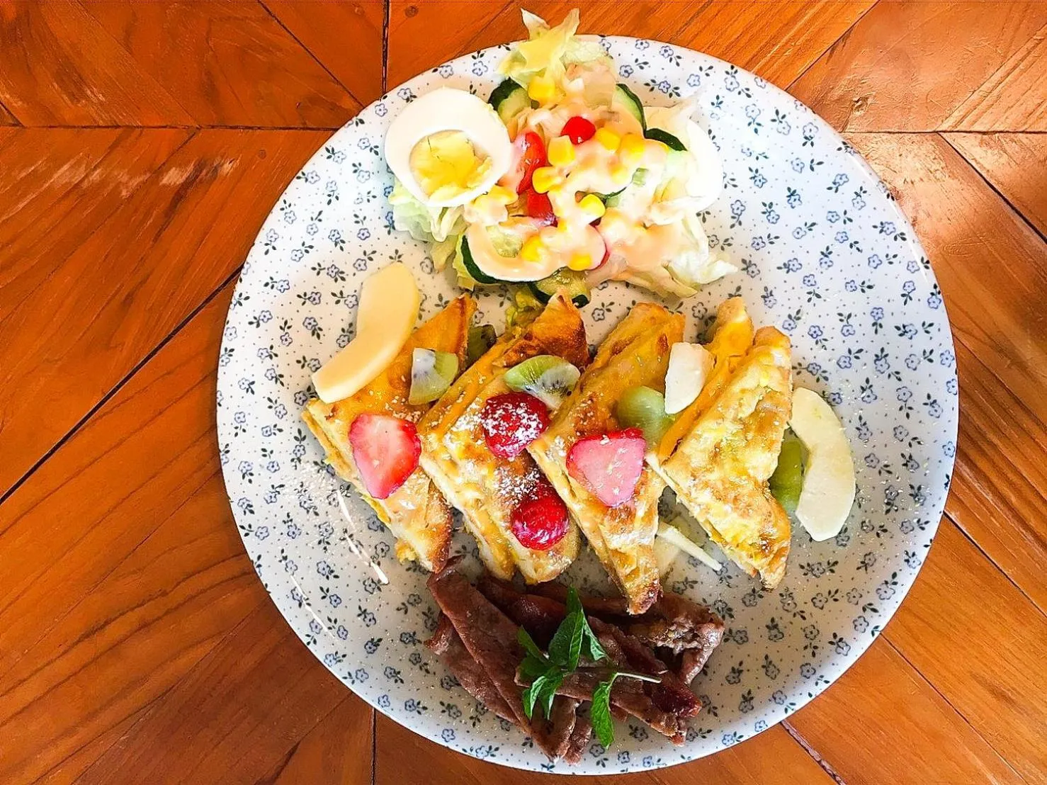 American breakfast in Dream Home B&B