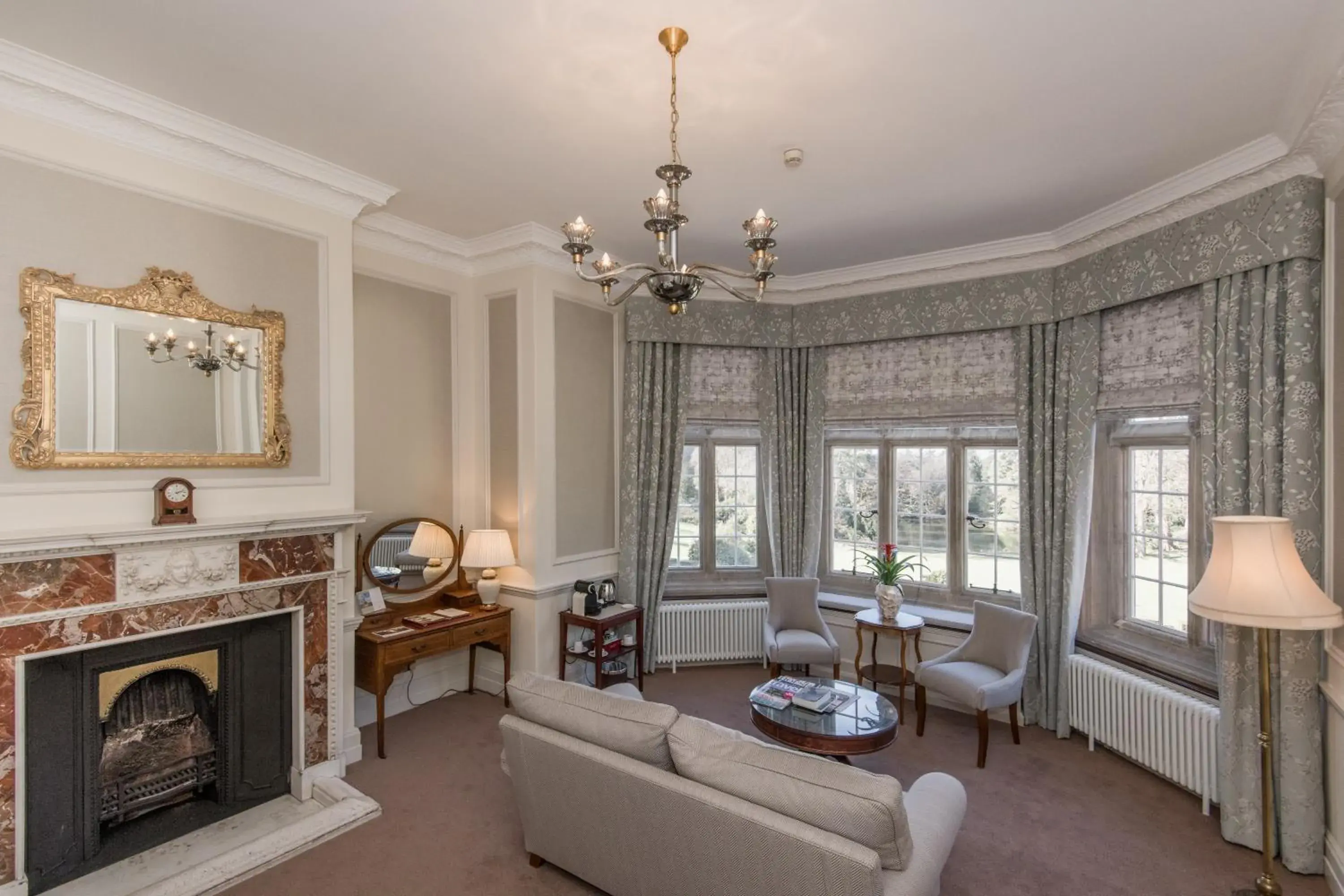 Living room, Seating Area in Tylney Hall Hotel