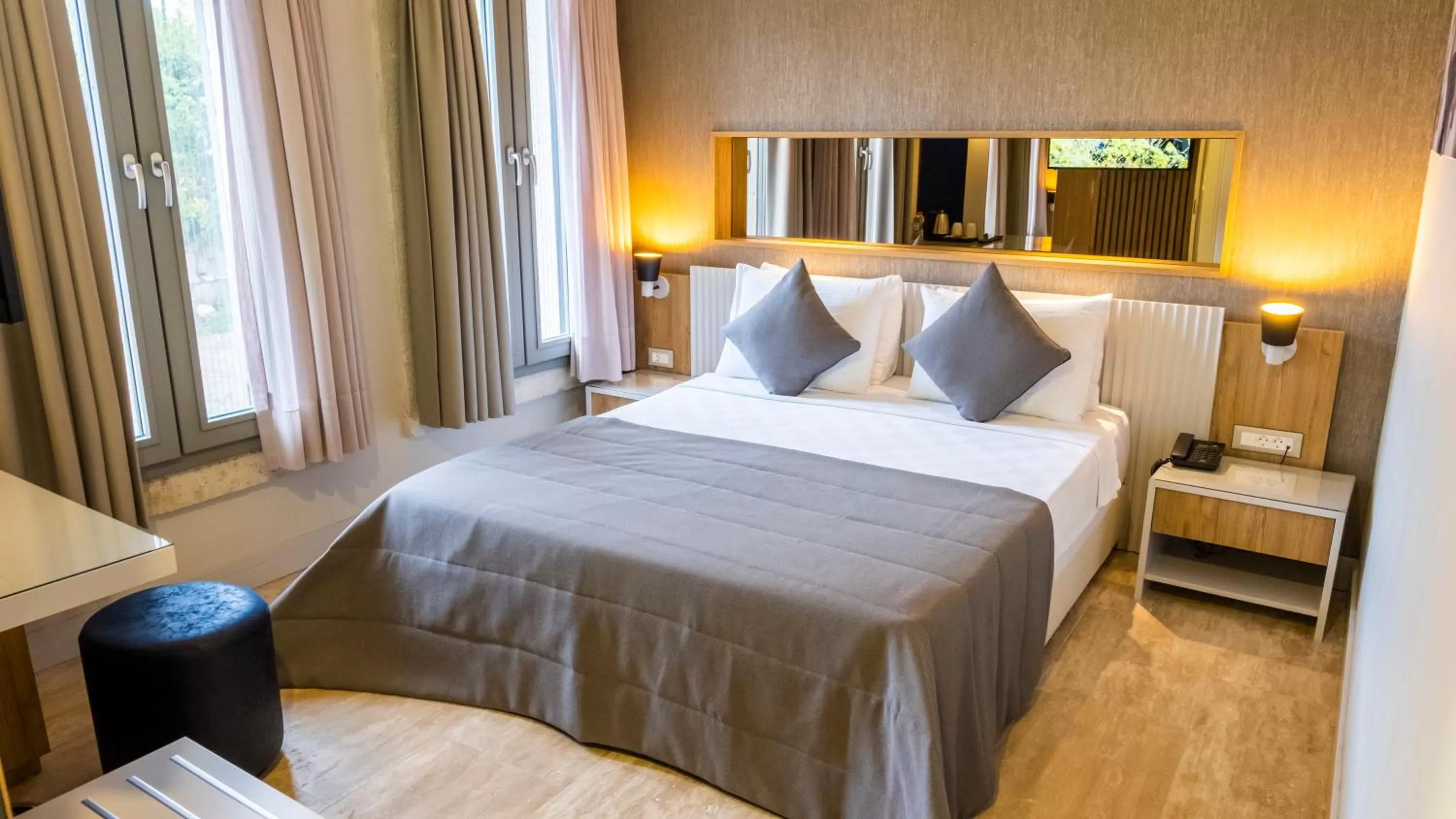 Bed in Ariel Hotel Alaçatı