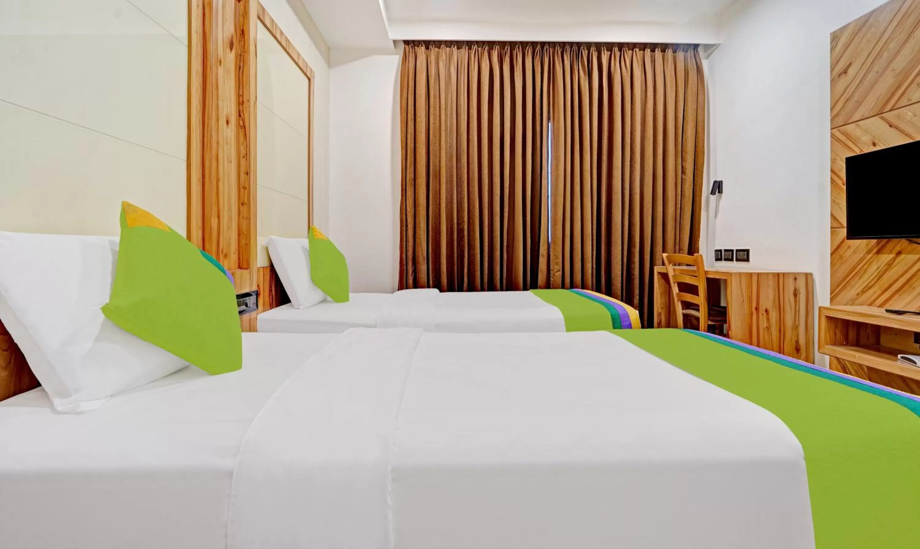 Bedroom, Bed in Treebo Vinayak Inn, 600 Mts From Coimbatore Railway Station