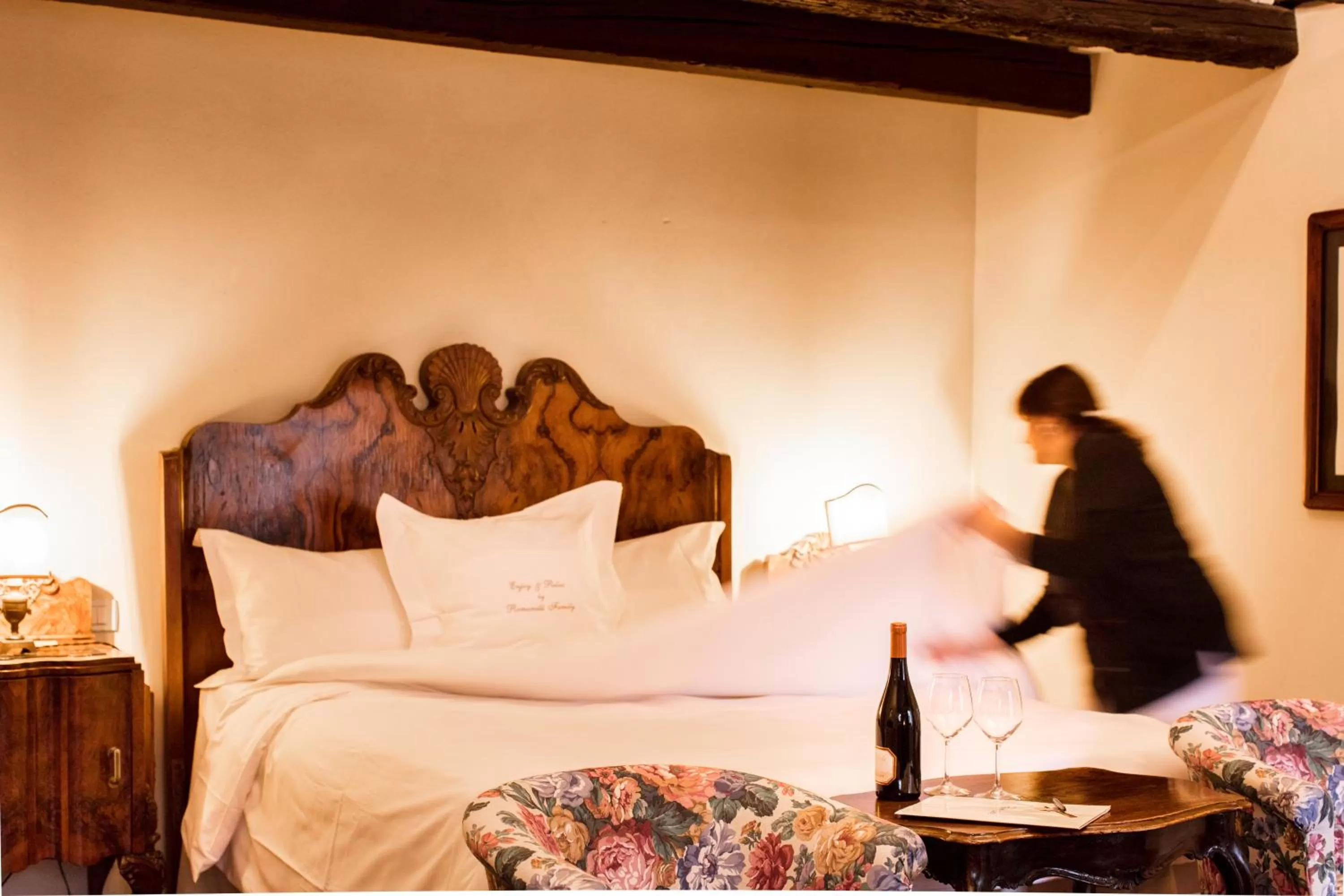 Bedroom, Bed in Hotel Flora