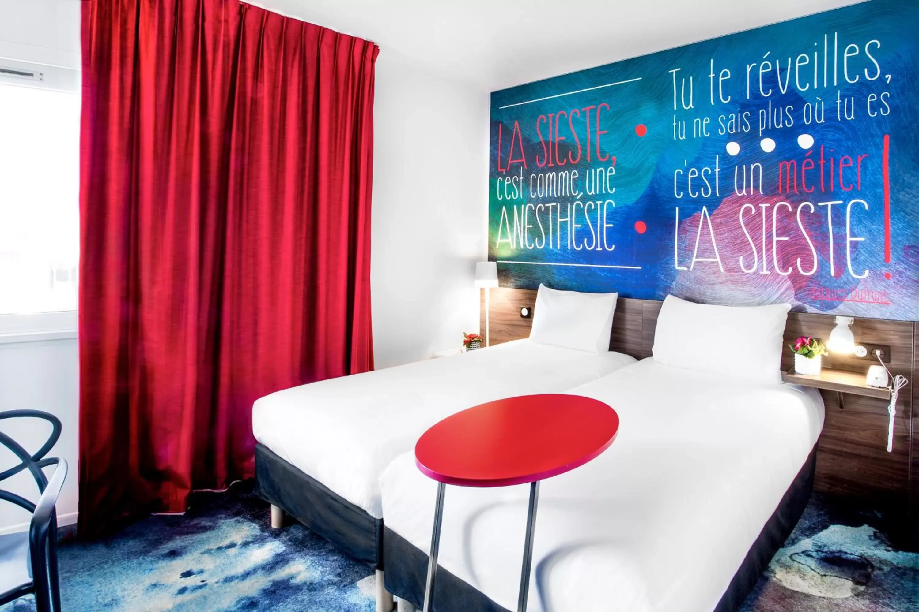 Bed in ibis Styles Perpignan Canet En Roussillon