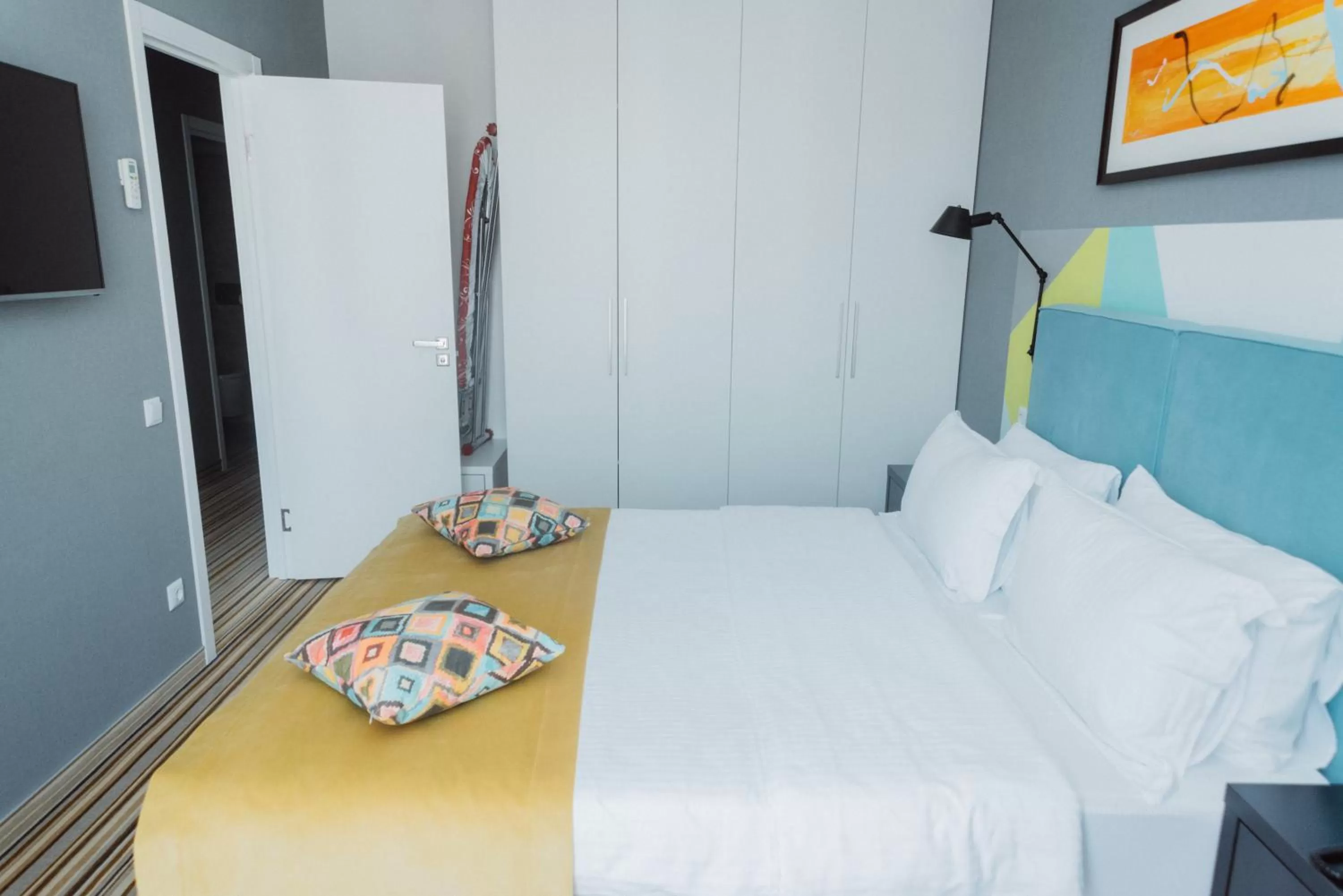 Decorative detail, Bed in Aparthotel Tangerine